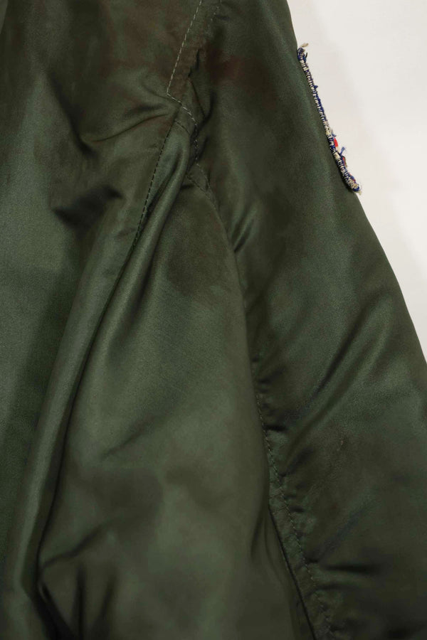 1970年契約　アメリカ空軍　L2-B　ライトゾーン　フライトジャケット　刺繍ネーム入　中古品