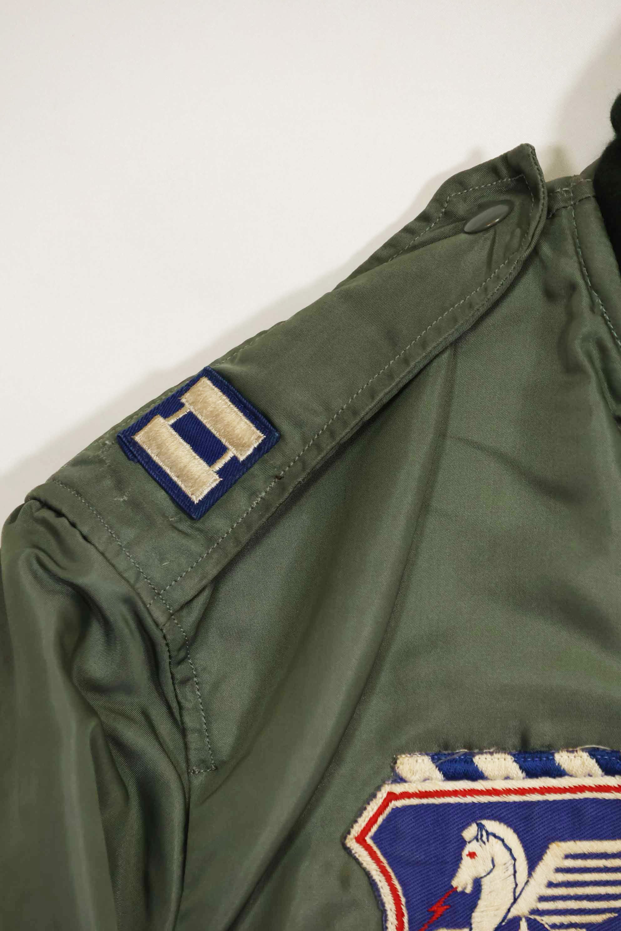 1960年契約　アメリカ空軍　折衷型 L2-B　17th Air Force　ライトゾーン　フライトジャケット　中古品