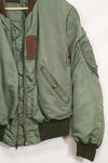 1950年代　アメリカ空軍　B-15D　リブ改造　フライトジャケット　サイズ 42　高高度用　中古品
