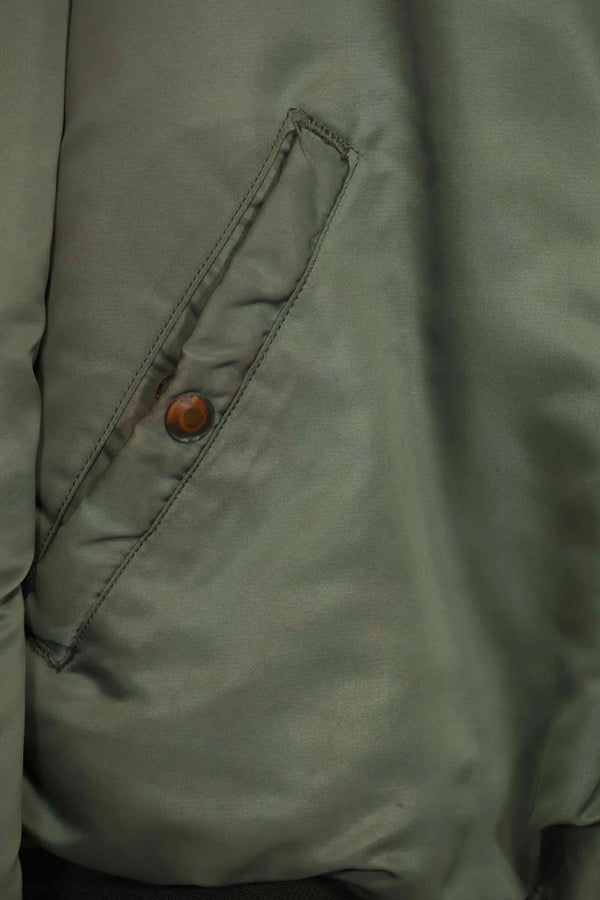 1950年代　アメリカ空軍　B-15D　リブ改造　フライトジャケット　サイズ 42　高高度用　中古品