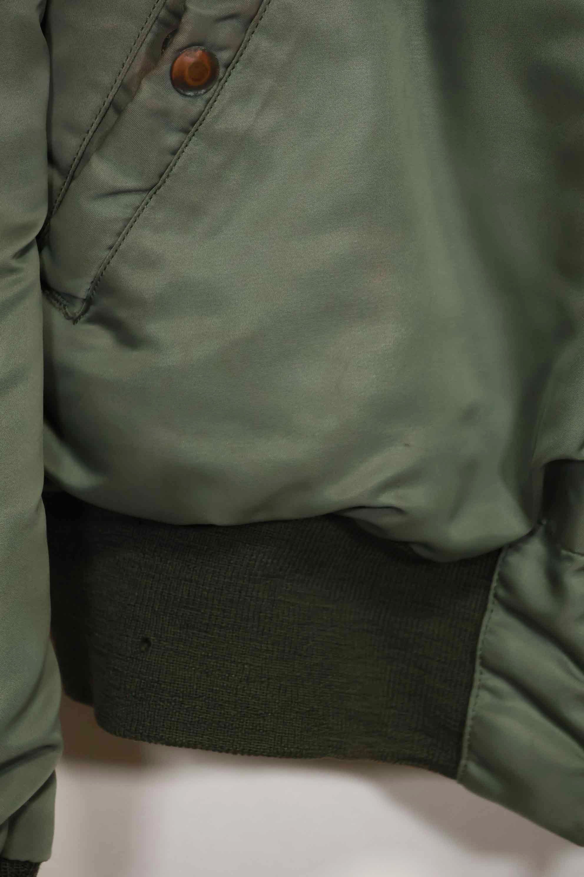 1950年代　アメリカ空軍　B-15D　リブ改造　フライトジャケット　サイズ 42　高高度用　中古品