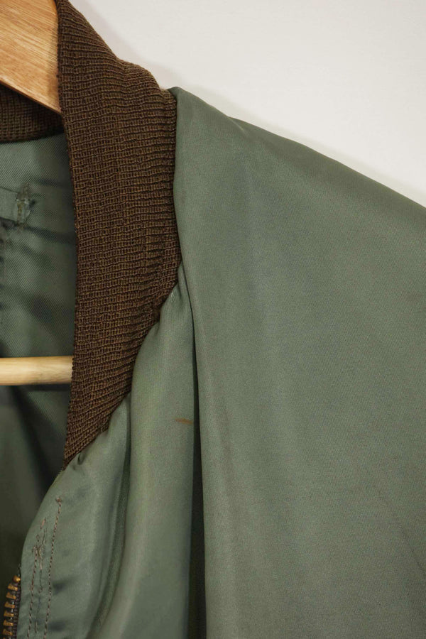 1950年代　アメリカ空軍　B-15D　リブ改造　フライトジャケット　サイズ 42　高高度用　中古品