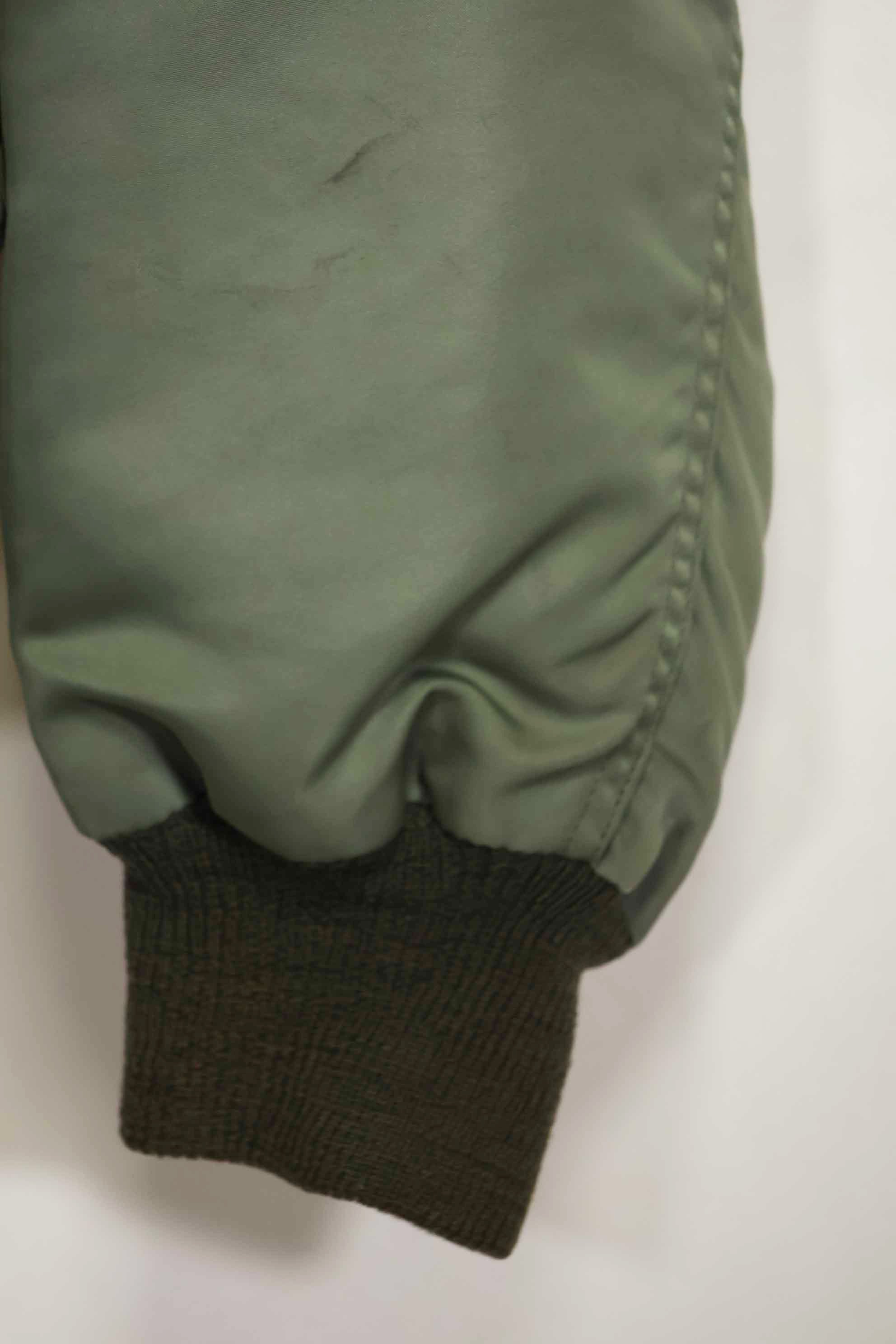 1950年代　アメリカ空軍　B-15D　リブ改造　フライトジャケット　サイズ 42　高高度用　中古品