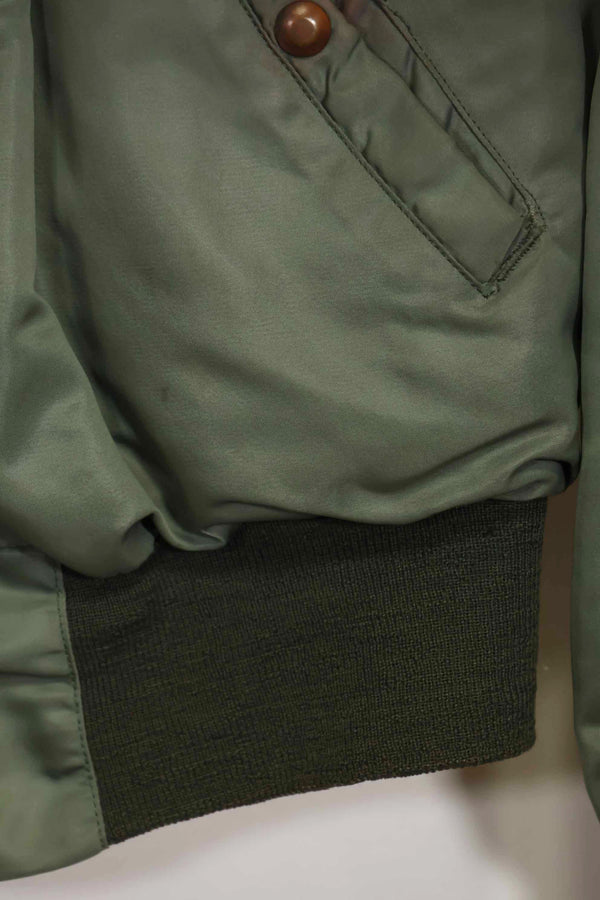 1950年代　アメリカ空軍　B-15D　リブ改造　フライトジャケット　サイズ 42　高高度用　中古品