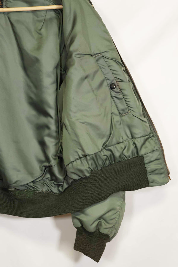 1950年代　アメリカ空軍　B-15D　リブ改造　フライトジャケット　サイズ 42　高高度用　中古品