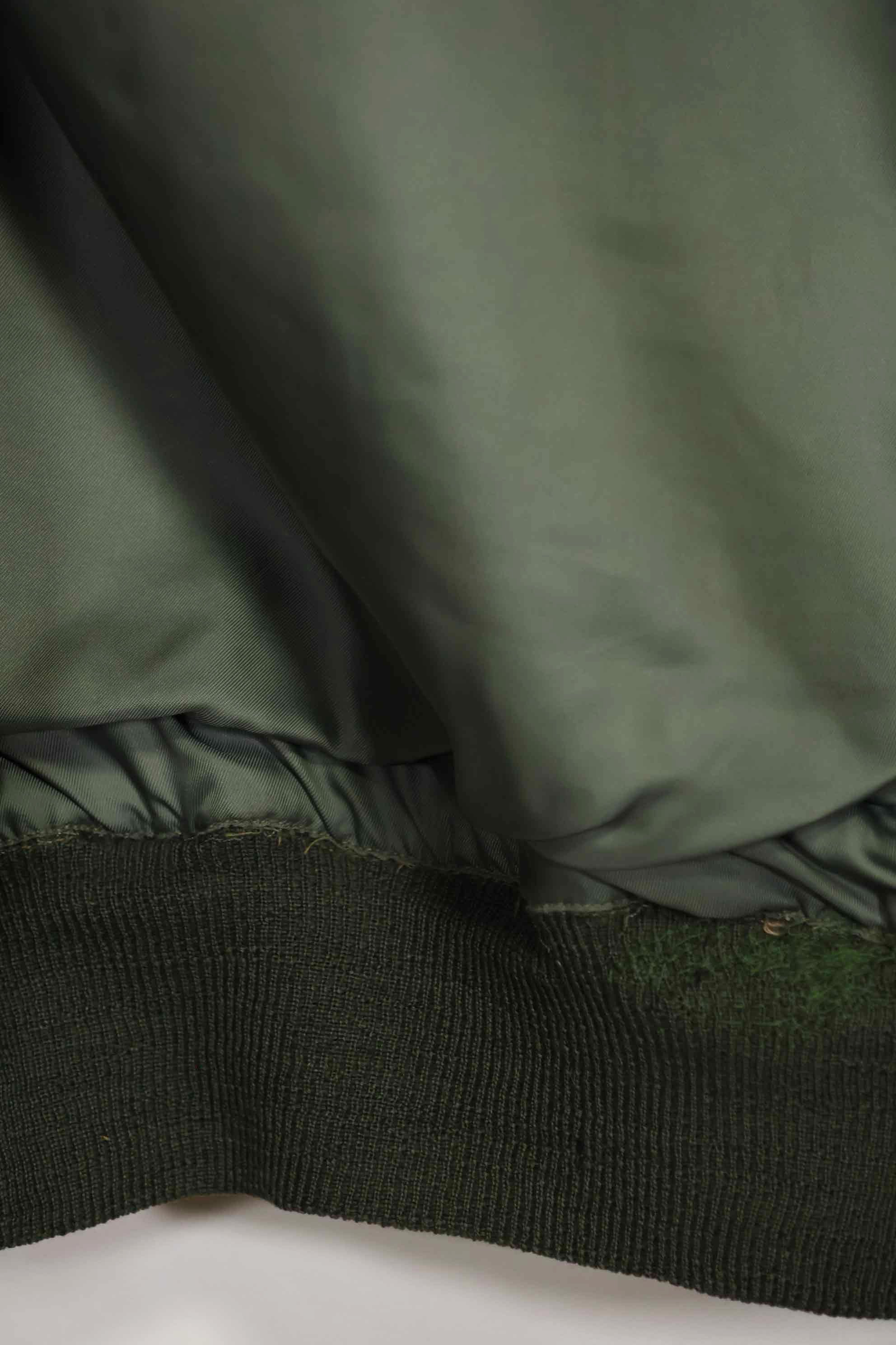 1950年代　アメリカ空軍　B-15D　リブ改造　フライトジャケット　サイズ 42　高高度用　中古品