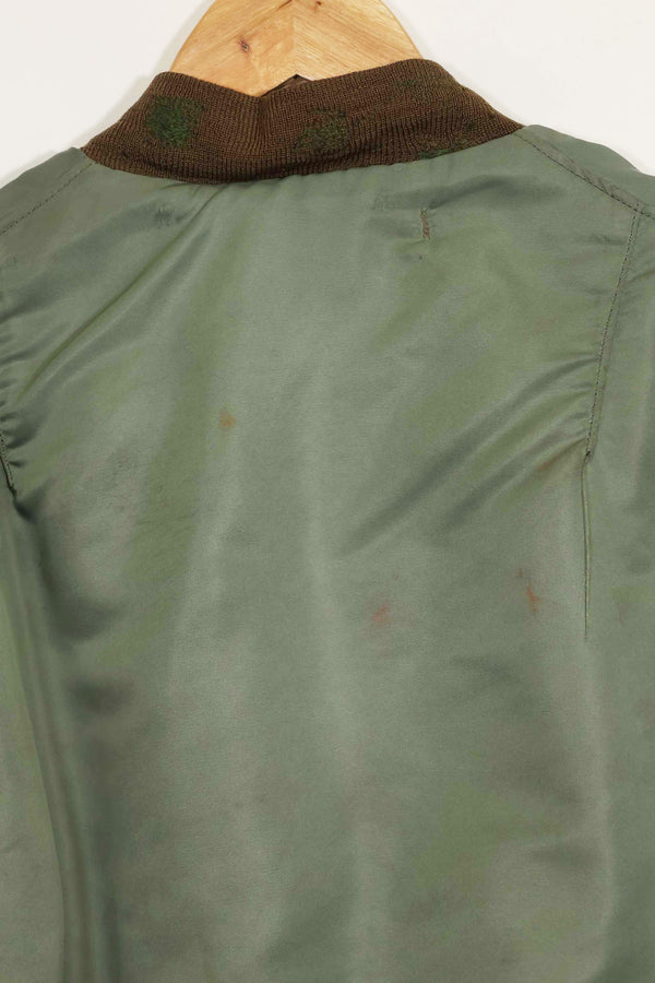 1950年代　アメリカ空軍　B-15D　リブ改造　フライトジャケット　サイズ 42　高高度用　中古品