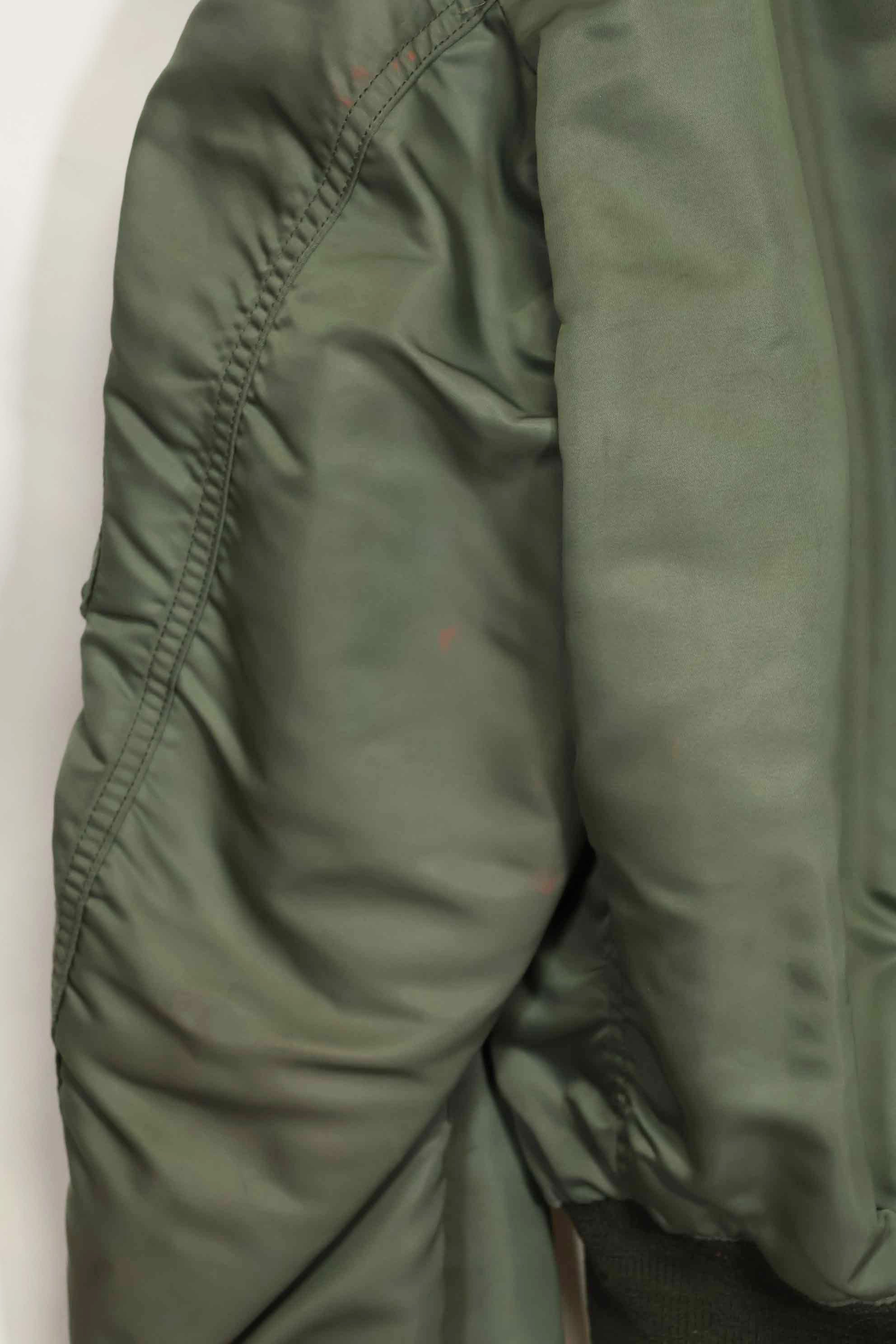 1950年代　アメリカ空軍　B-15D　リブ改造　フライトジャケット　サイズ 42　高高度用　中古品