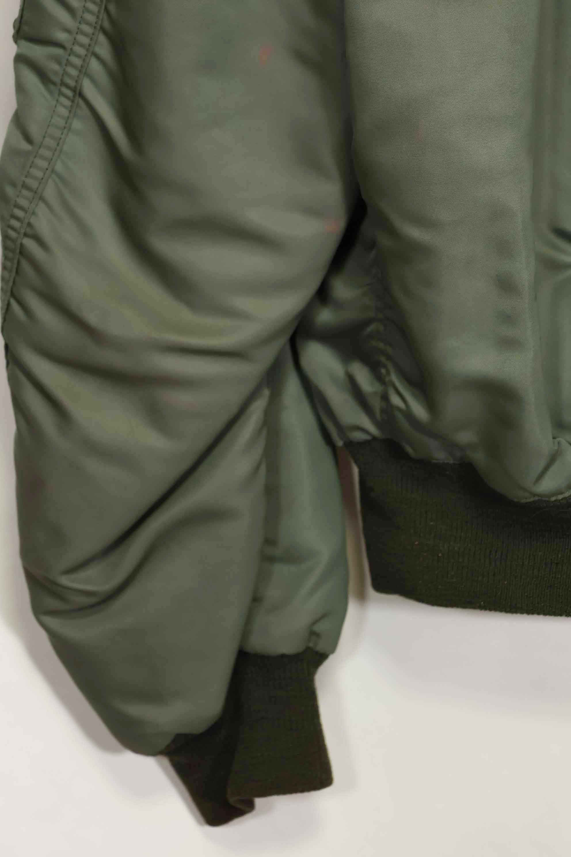 1950年代　アメリカ空軍　B-15D　リブ改造　フライトジャケット　サイズ 42　高高度用　中古品