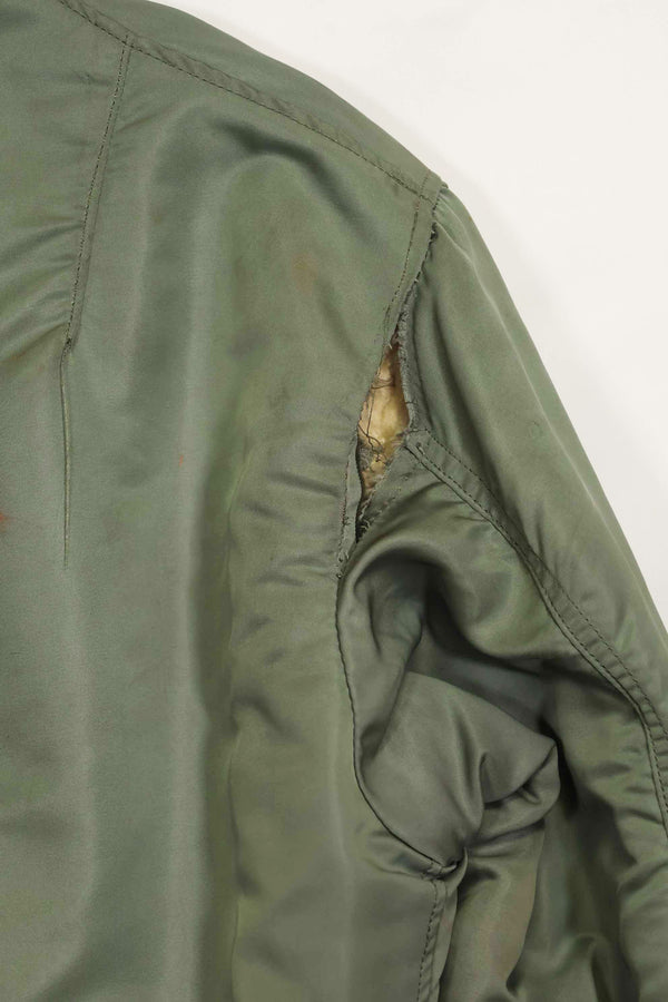 1950年代　アメリカ空軍　B-15D　リブ改造　フライトジャケット　サイズ 42　高高度用　中古品