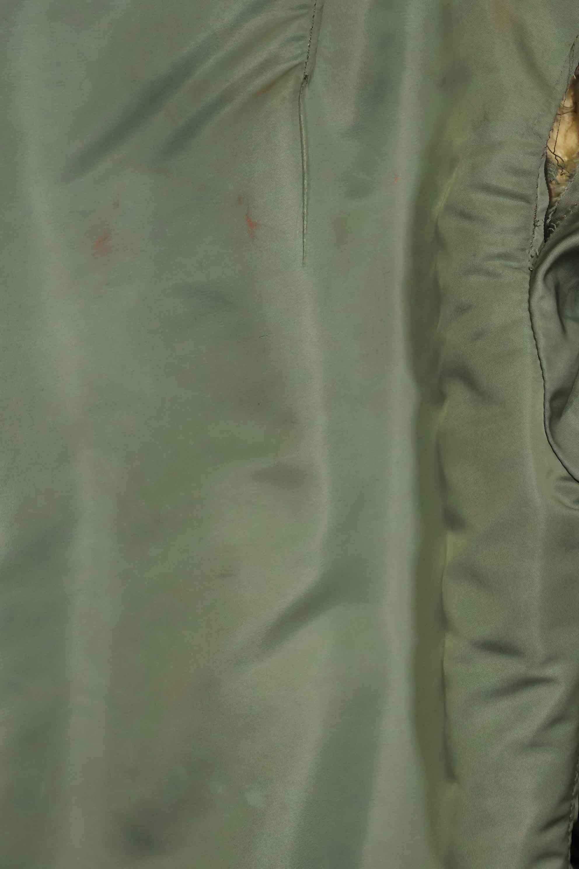 1950年代　アメリカ空軍　B-15D　リブ改造　フライトジャケット　サイズ 42　高高度用　中古品