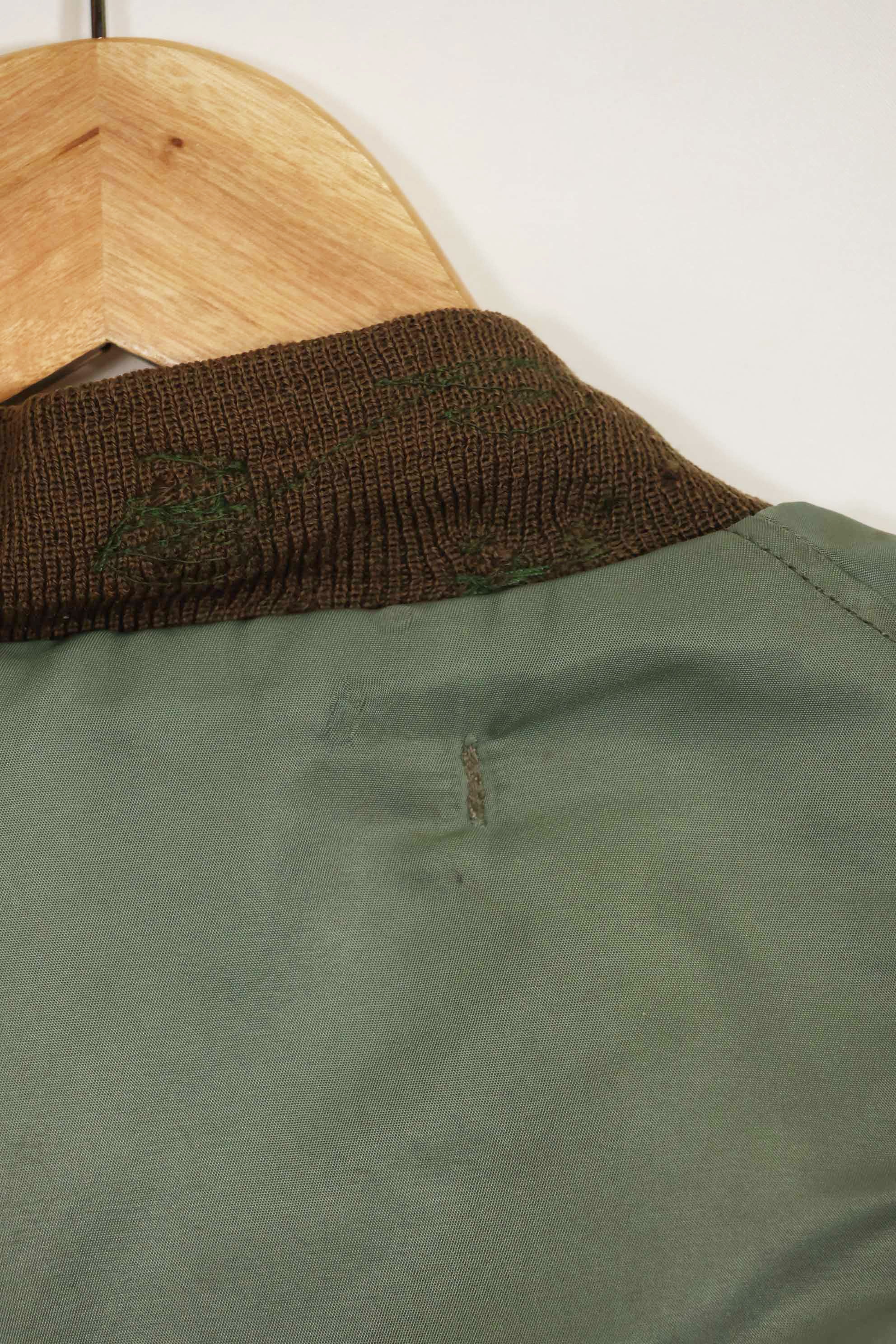 1950年代　アメリカ空軍　B-15D　リブ改造　フライトジャケット　サイズ 42　高高度用　中古品