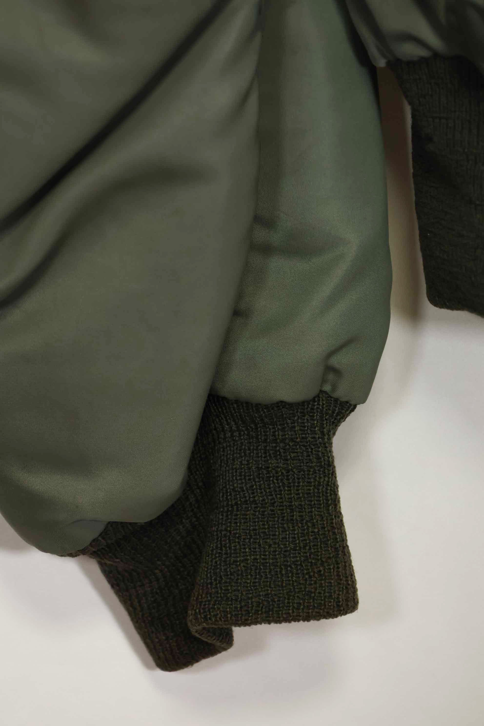 1950年代　アメリカ空軍　B-15D　リブ改造　フライトジャケット　サイズ 42　高高度用　中古品