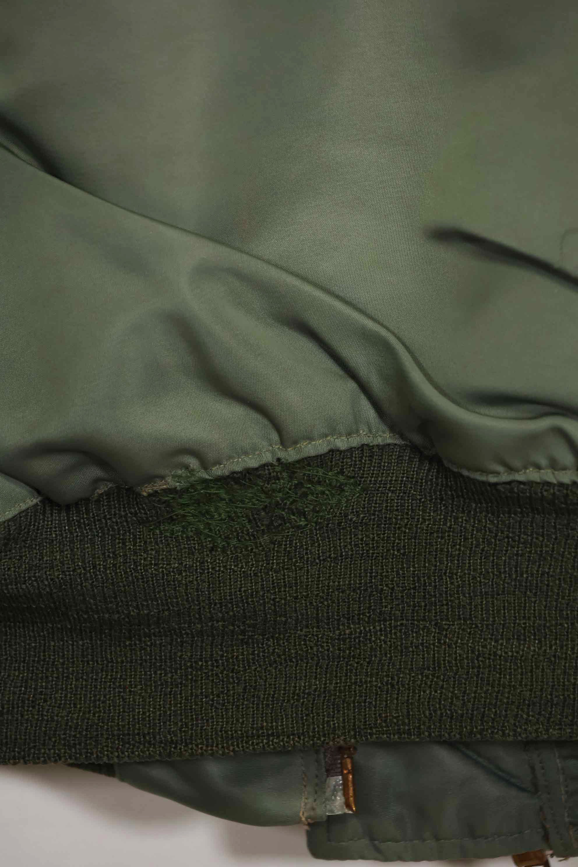 1950年代　アメリカ空軍　B-15D　リブ改造　フライトジャケット　サイズ 42　高高度用　中古品