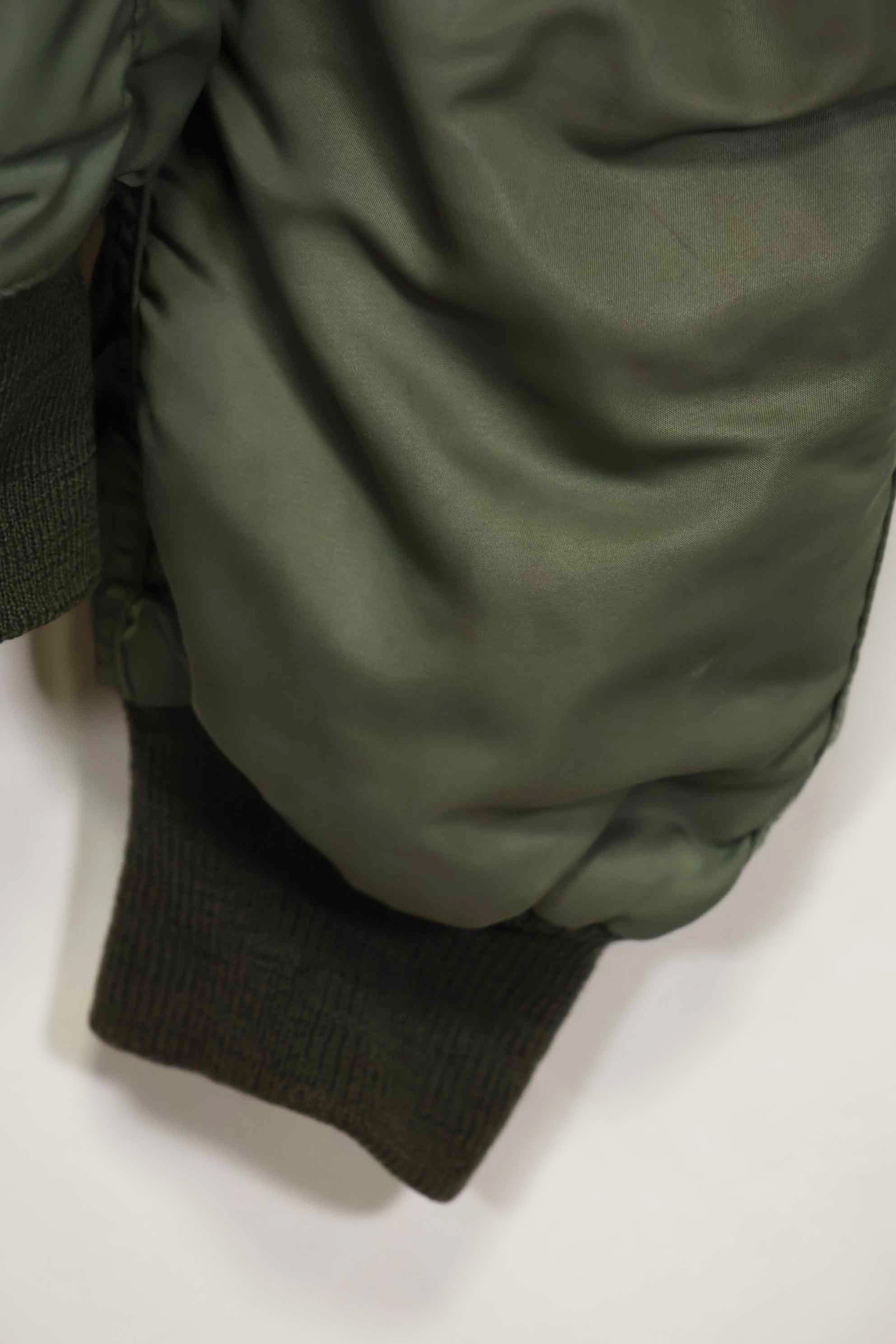 1950年代　アメリカ空軍　B-15D　リブ改造　フライトジャケット　サイズ 42　高高度用　中古品