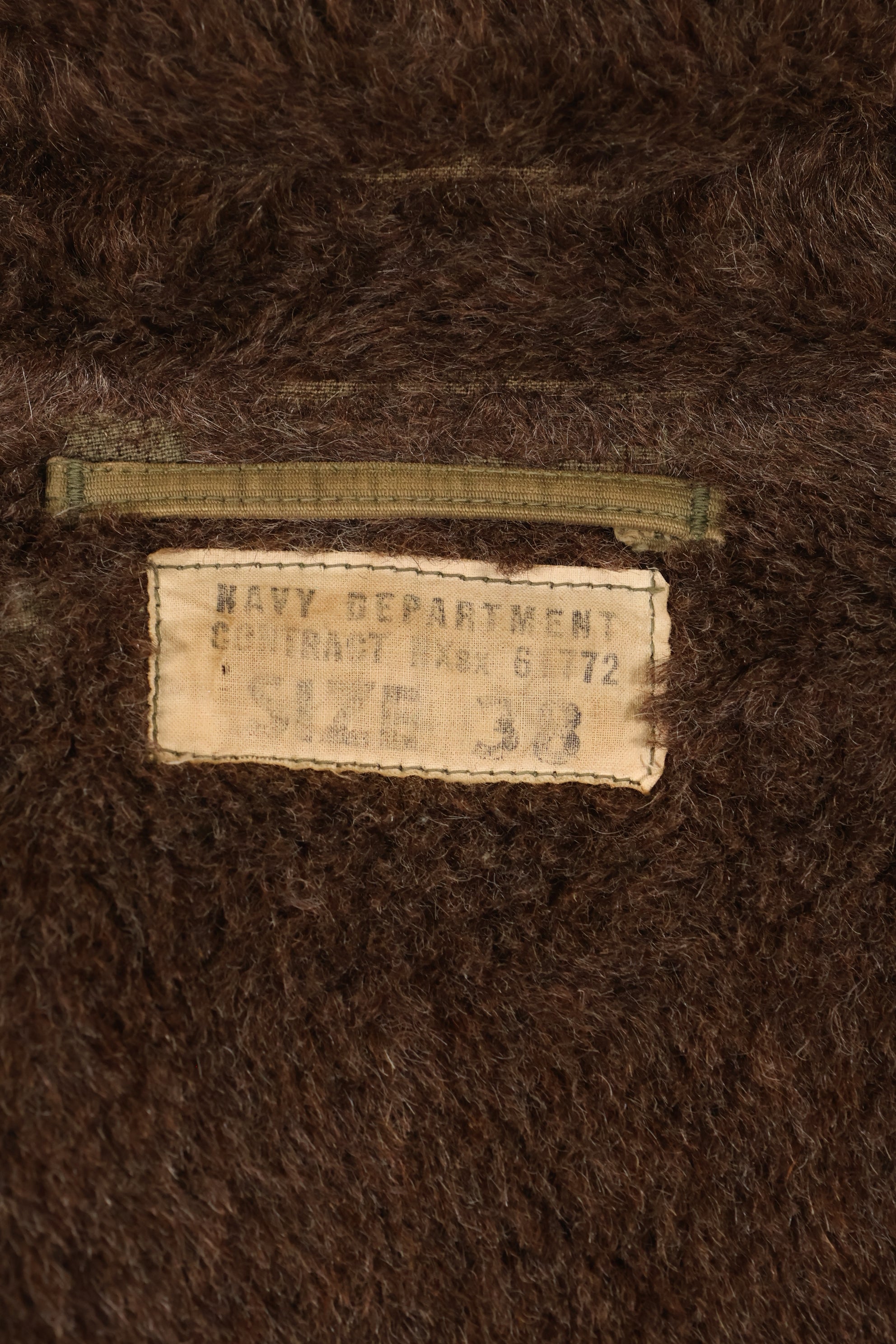 1940年代　サイズ38　WWII アメリカ海軍　N-1　デッキジャケット　中古品