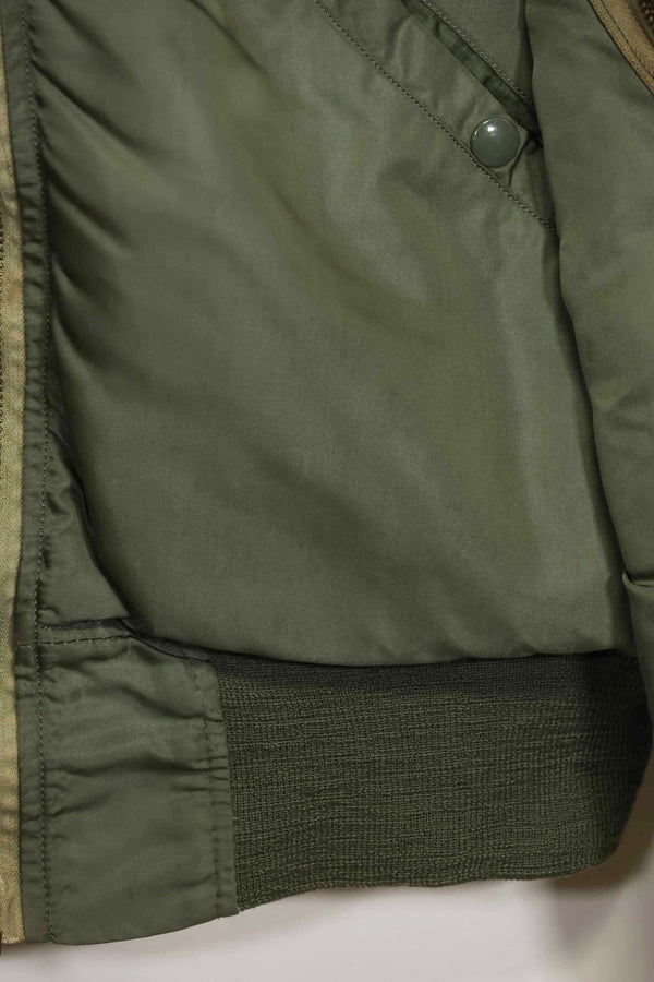 1969年契約　アメリカ空軍　L2-B　ライトゾーン　フライトジャケット　パッチ・階級章付　中古品