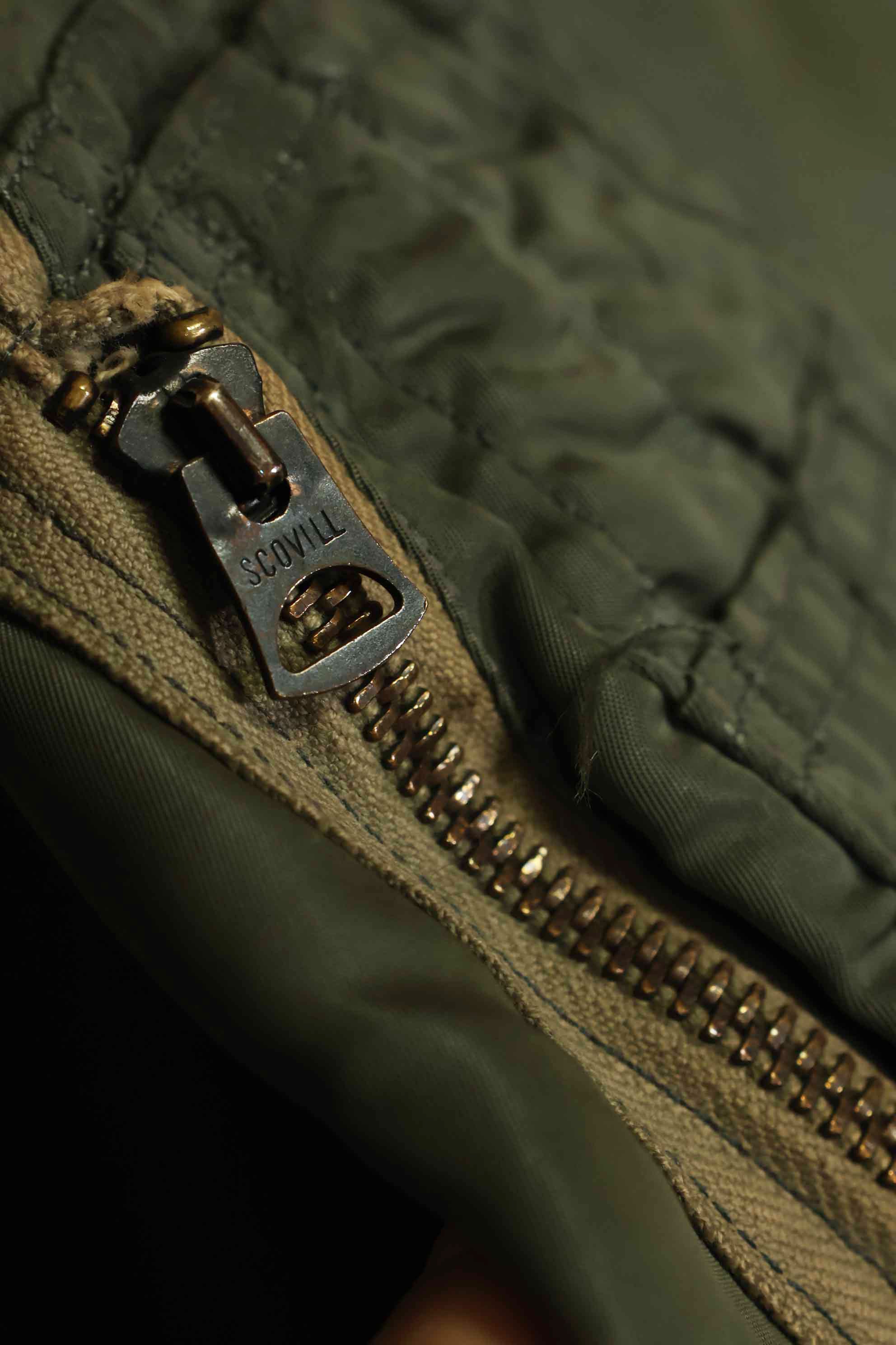 1969年契約　アメリカ空軍　L2-B　ライトゾーン　フライトジャケット　パッチ・階級章付　中古品