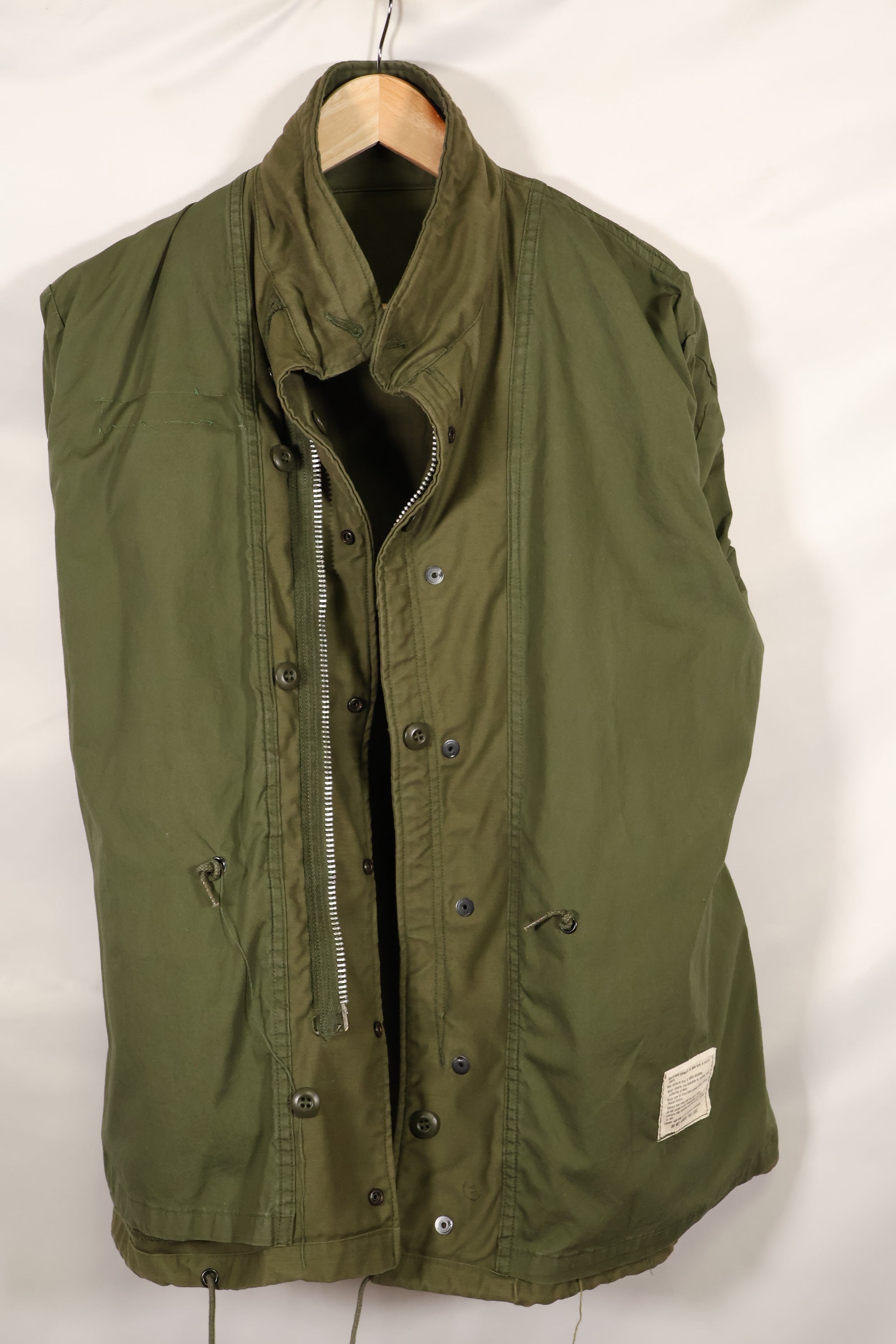 1969年契約　S-S　アメリカ軍　M65 フィールドジャケット　2nd Model　アルミジッパー　中古品