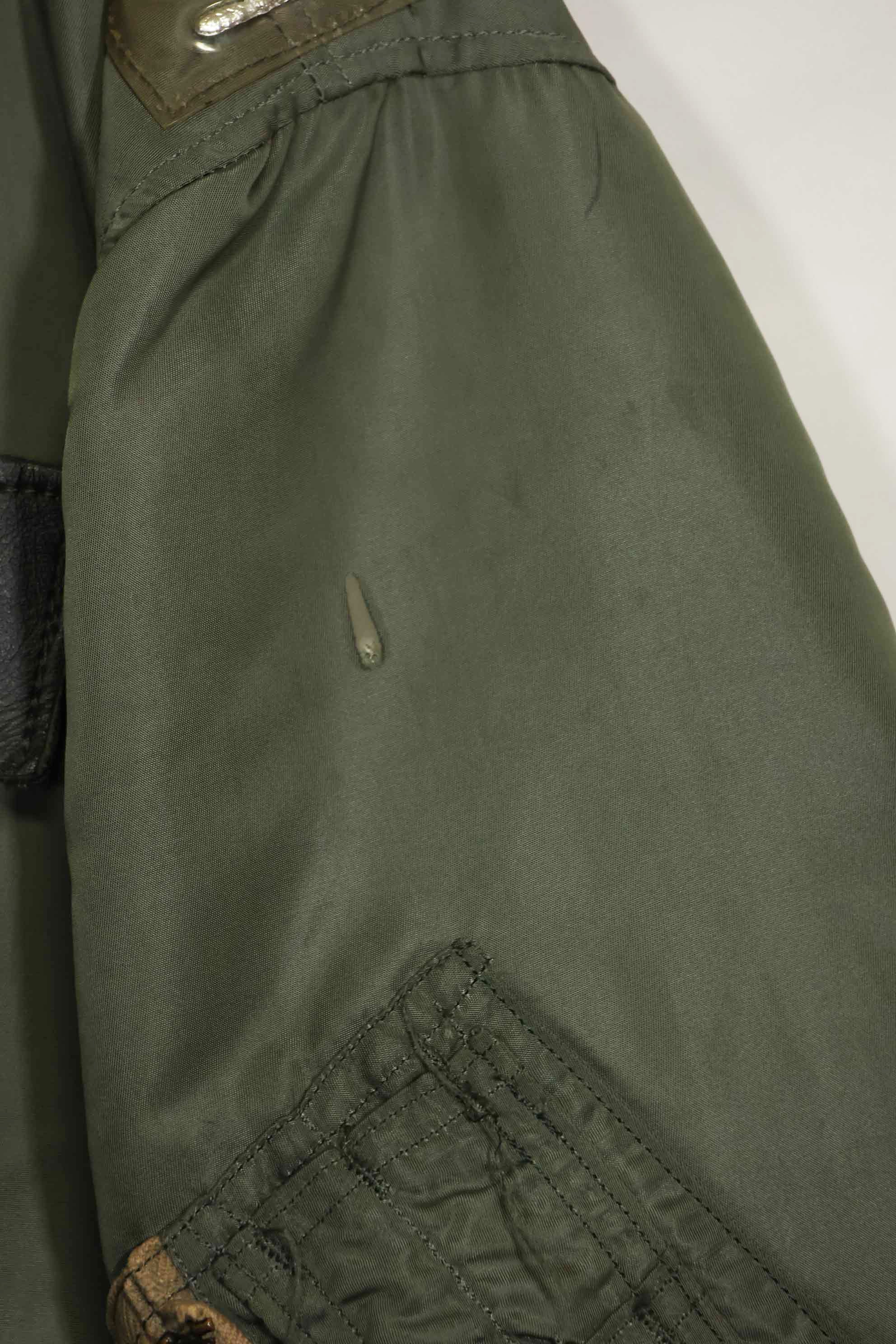 1969年契約　アメリカ空軍　L2-B　ライトゾーン　フライトジャケット　パッチ・階級章付　中古品