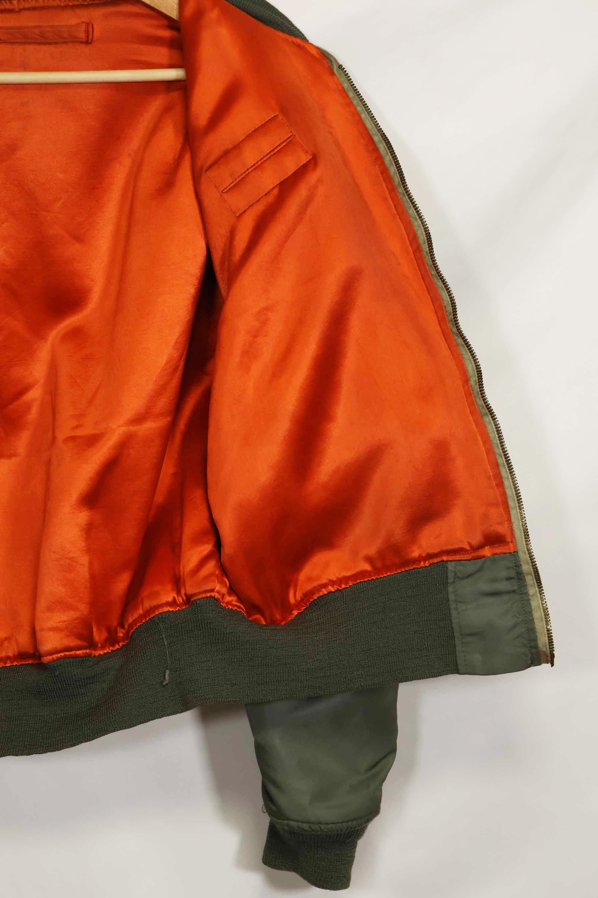 1969年契約　アメリカ空軍　L2-B　ライトゾーン　フライトジャケット　パッチ・階級章付　中古品