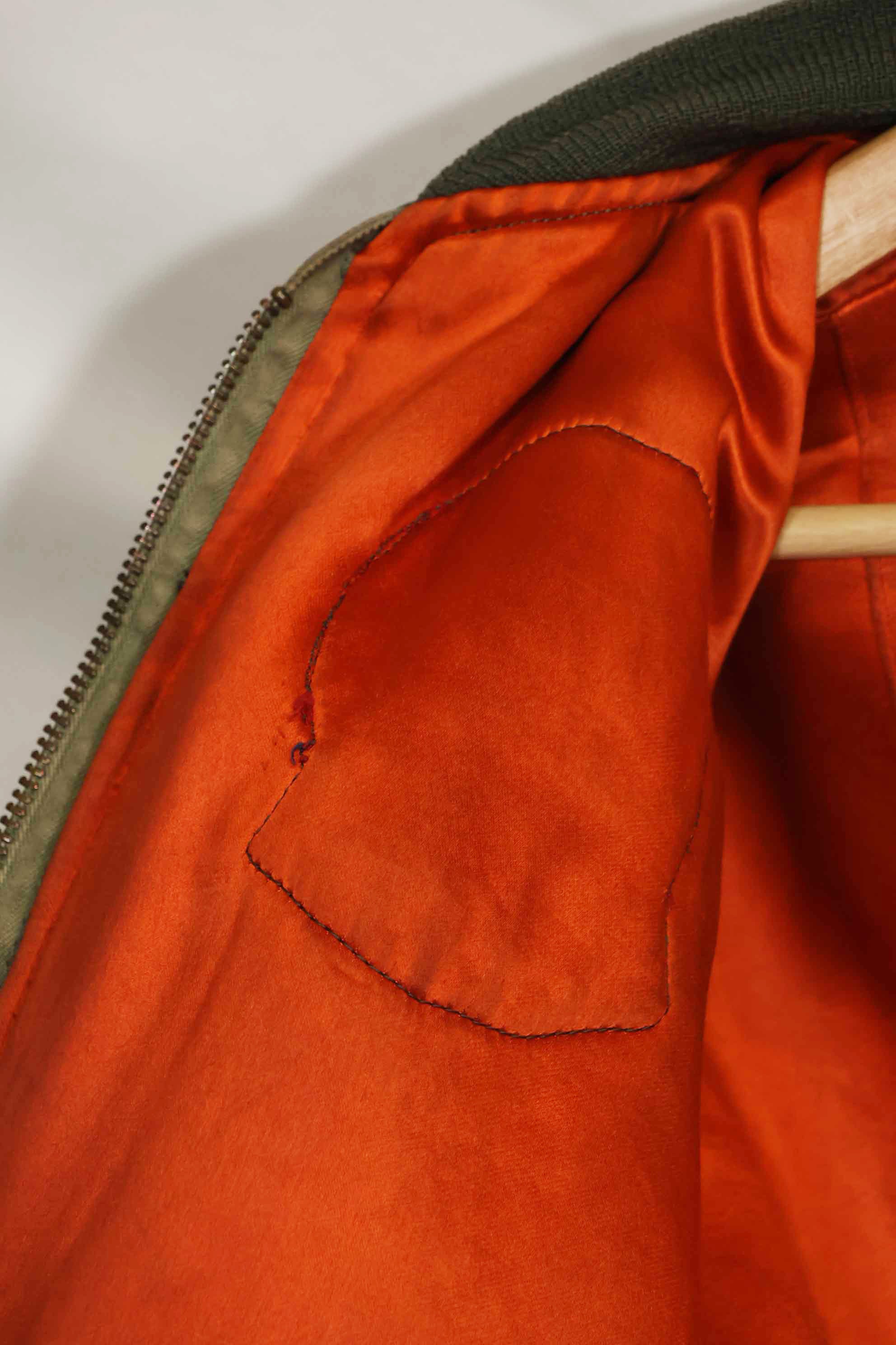 1969年契約　アメリカ空軍　L2-B　ライトゾーン　フライトジャケット　パッチ・階級章付　中古品