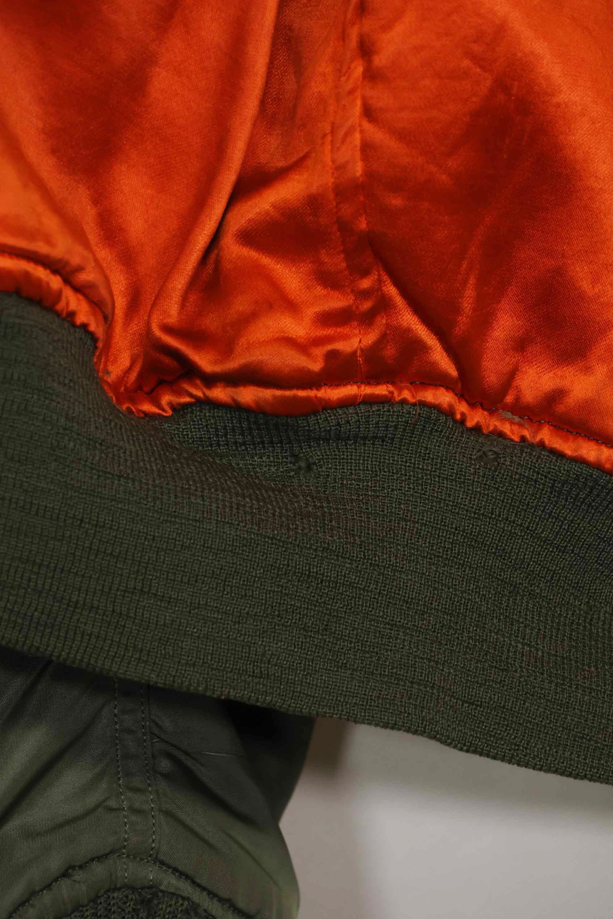 1969年契約　アメリカ空軍　L2-B　ライトゾーン　フライトジャケット　パッチ・階級章付　中古品