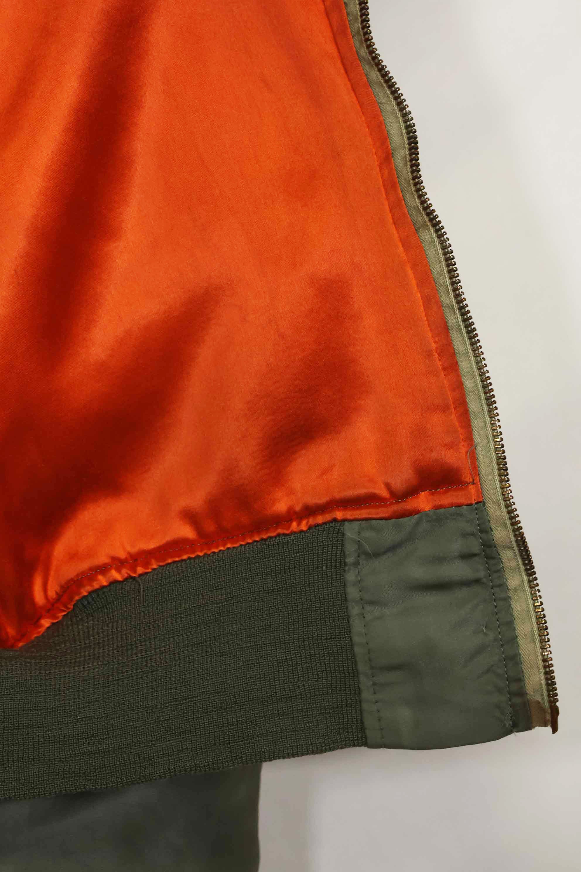 1969年契約　アメリカ空軍　L2-B　ライトゾーン　フライトジャケット　パッチ・階級章付　中古品