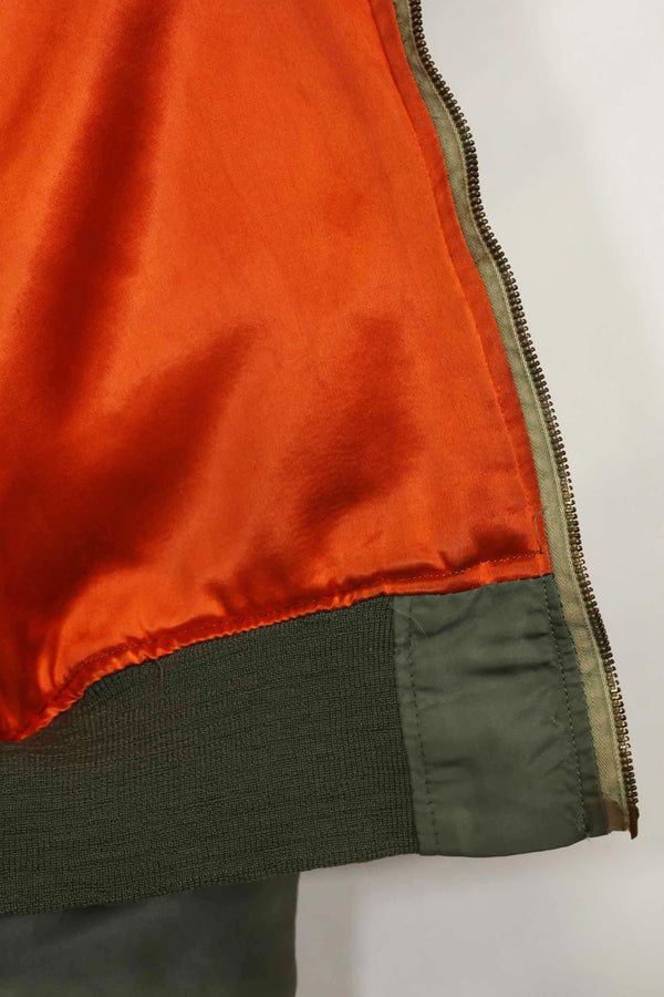 1969年契約　アメリカ空軍　L2-B　ライトゾーン　フライトジャケット　パッチ・階級章付　中古品