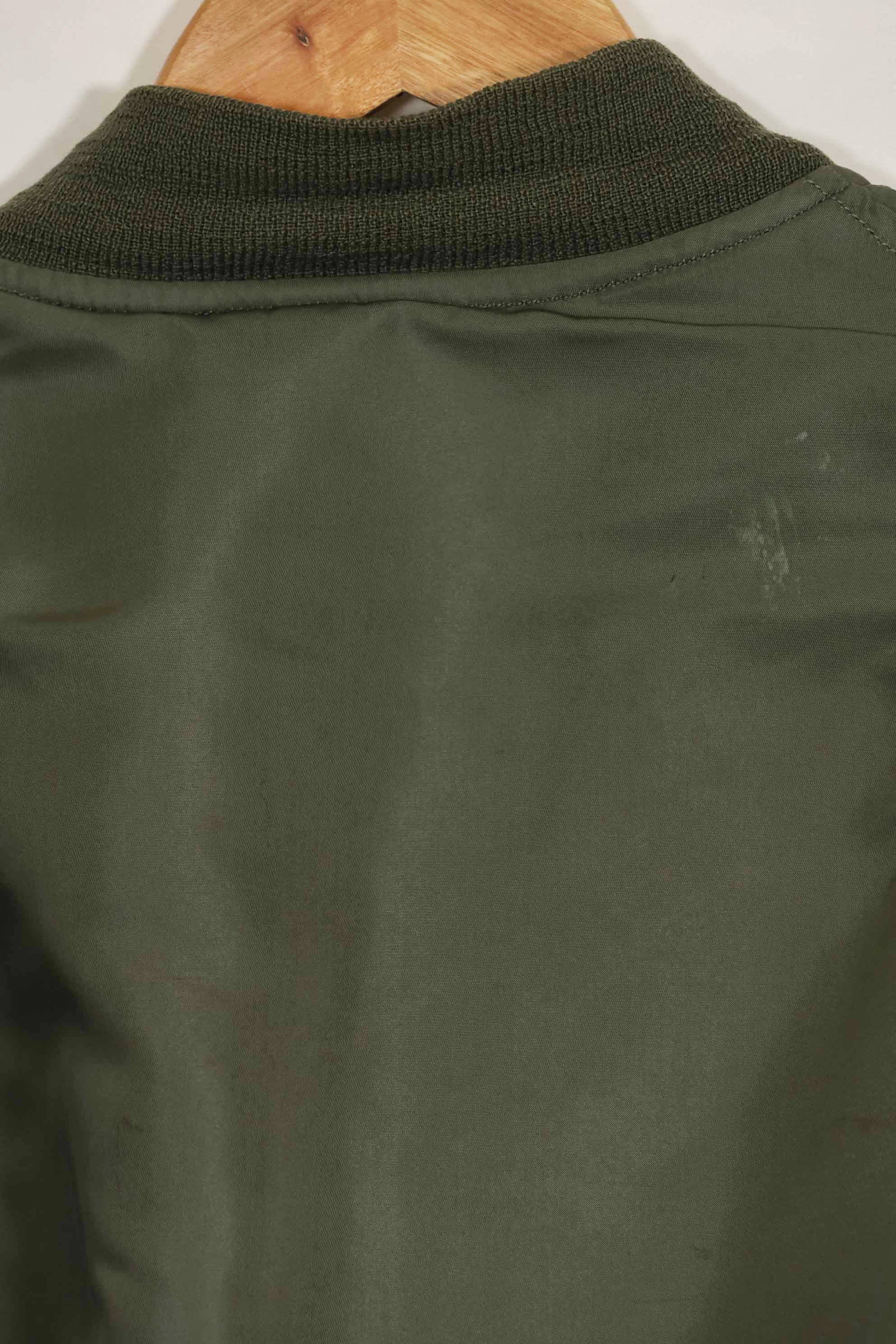 1969年契約　アメリカ空軍　L2-B　ライトゾーン　フライトジャケット　パッチ・階級章付　中古品