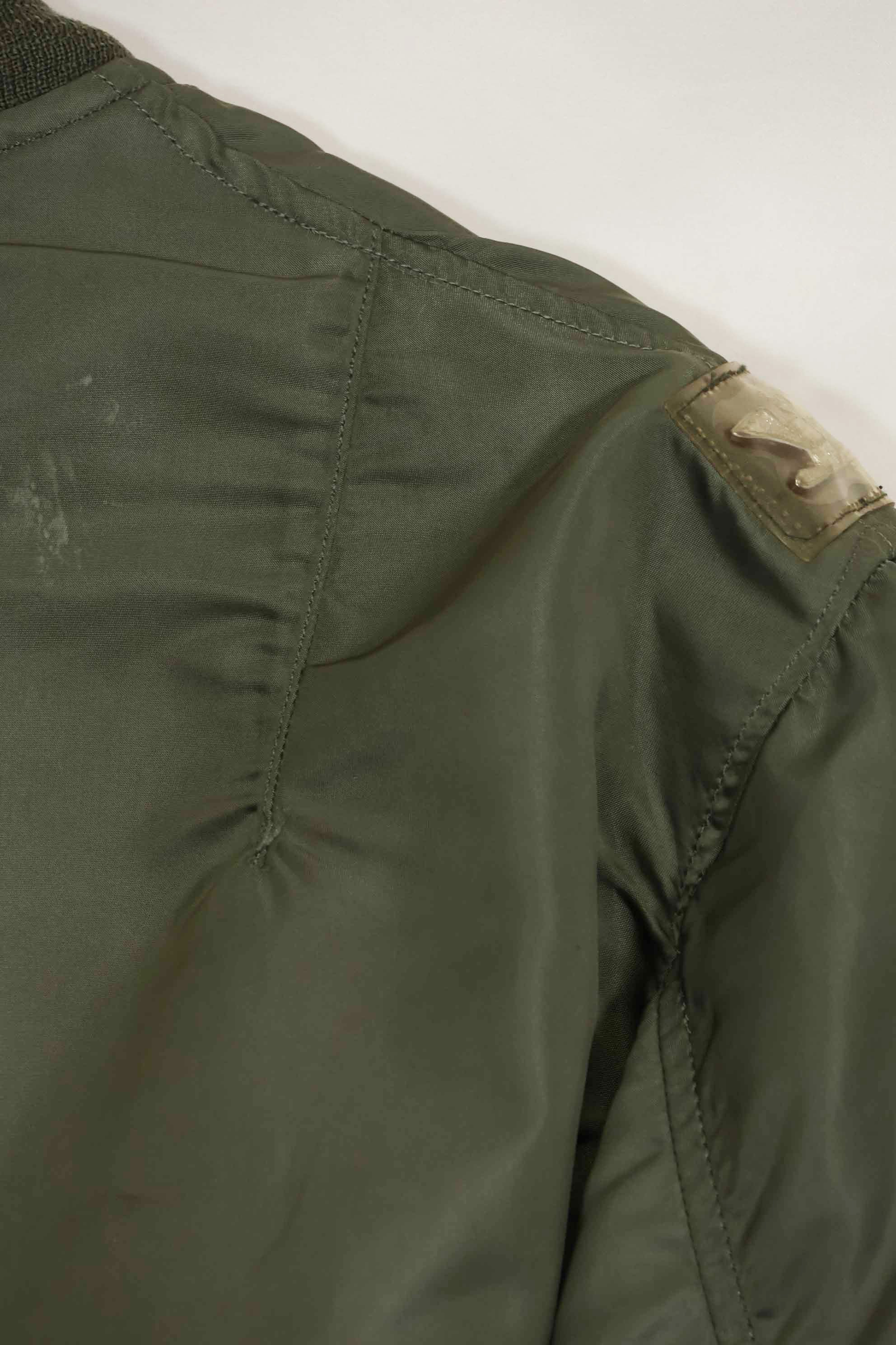 1969年契約　アメリカ空軍　L2-B　ライトゾーン　フライトジャケット　パッチ・階級章付　中古品