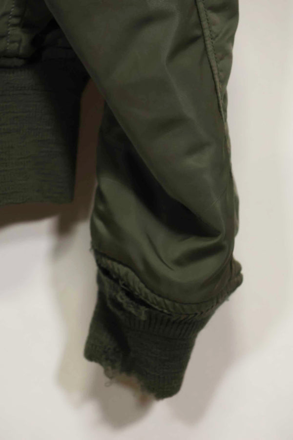 1969年契約　アメリカ空軍　L2-B　ライトゾーン　フライトジャケット　パッチ・階級章付　中古品