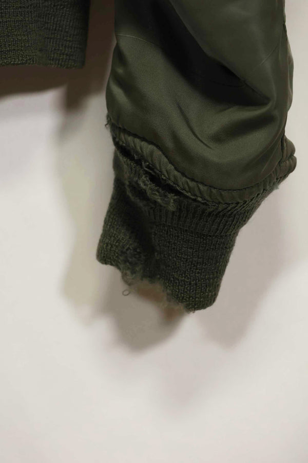 1969年契約　アメリカ空軍　L2-B　ライトゾーン　フライトジャケット　パッチ・階級章付　中古品