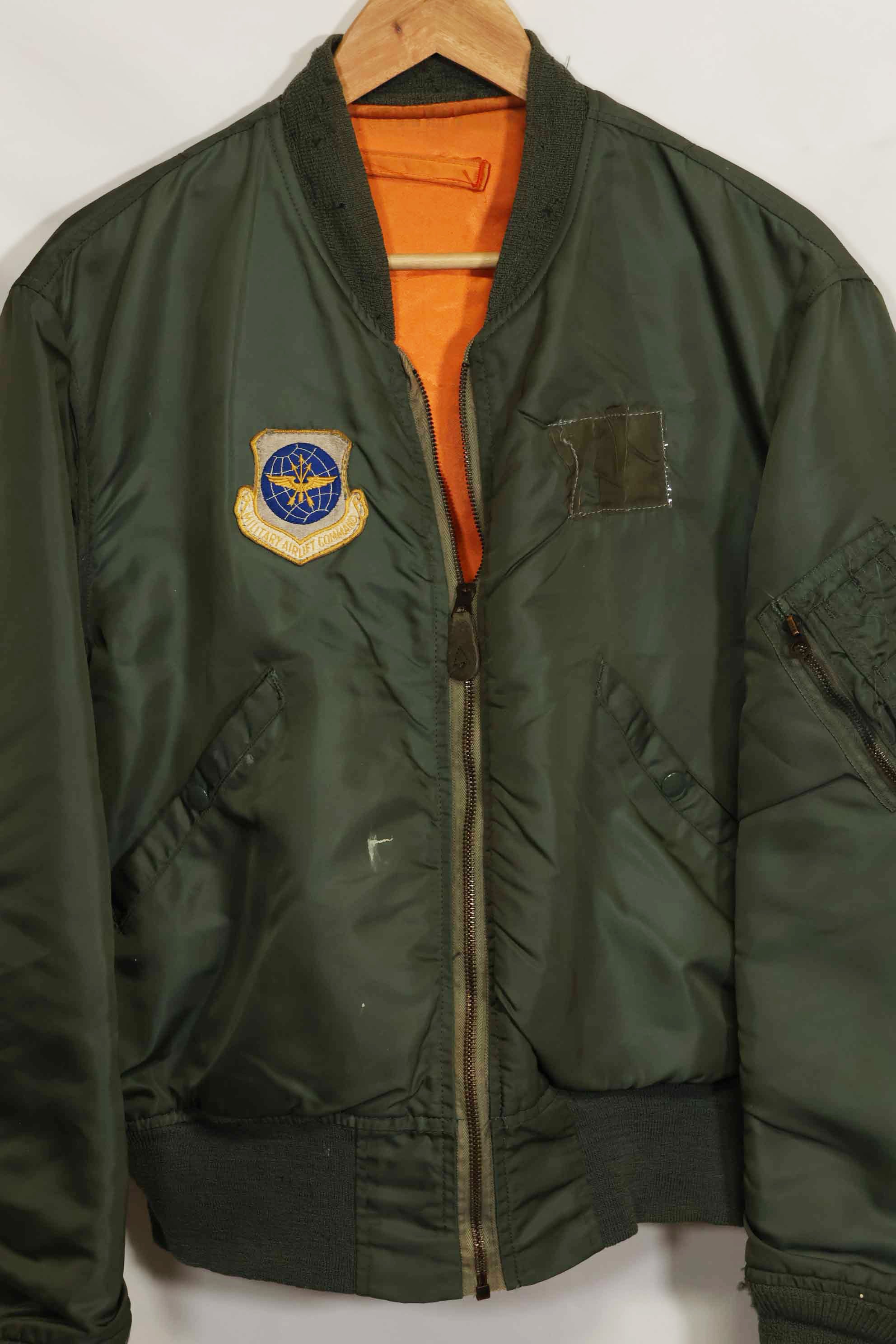 1968年契約　アメリカ空軍　L2-B ライトゾーン　フライトジャケット　Largeサイズ　中古品