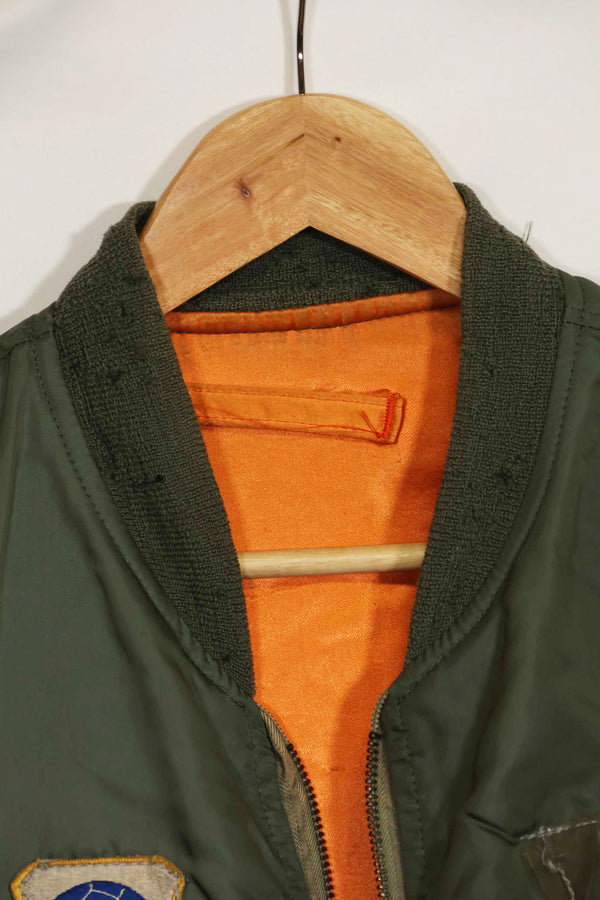 1968年契約　アメリカ空軍　L2-B ライトゾーン　フライトジャケット　Largeサイズ　中古品