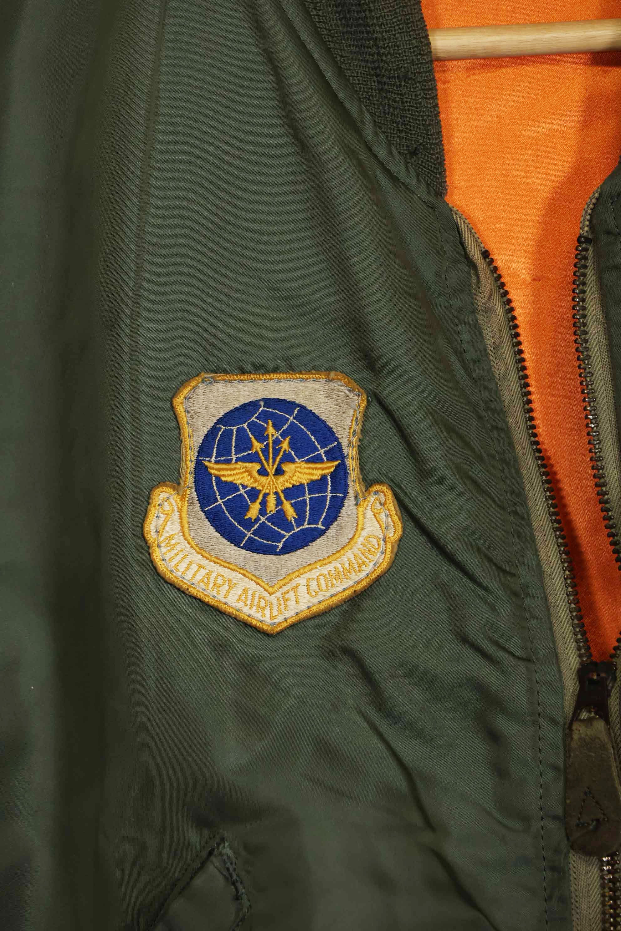 1968年契約　アメリカ空軍　L2-B ライトゾーン　フライトジャケット　Largeサイズ　中古品