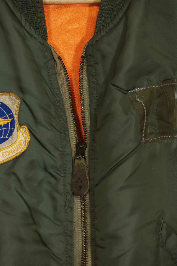 1968年契約　アメリカ空軍　L2-B ライトゾーン　フライトジャケット　Largeサイズ　中古品