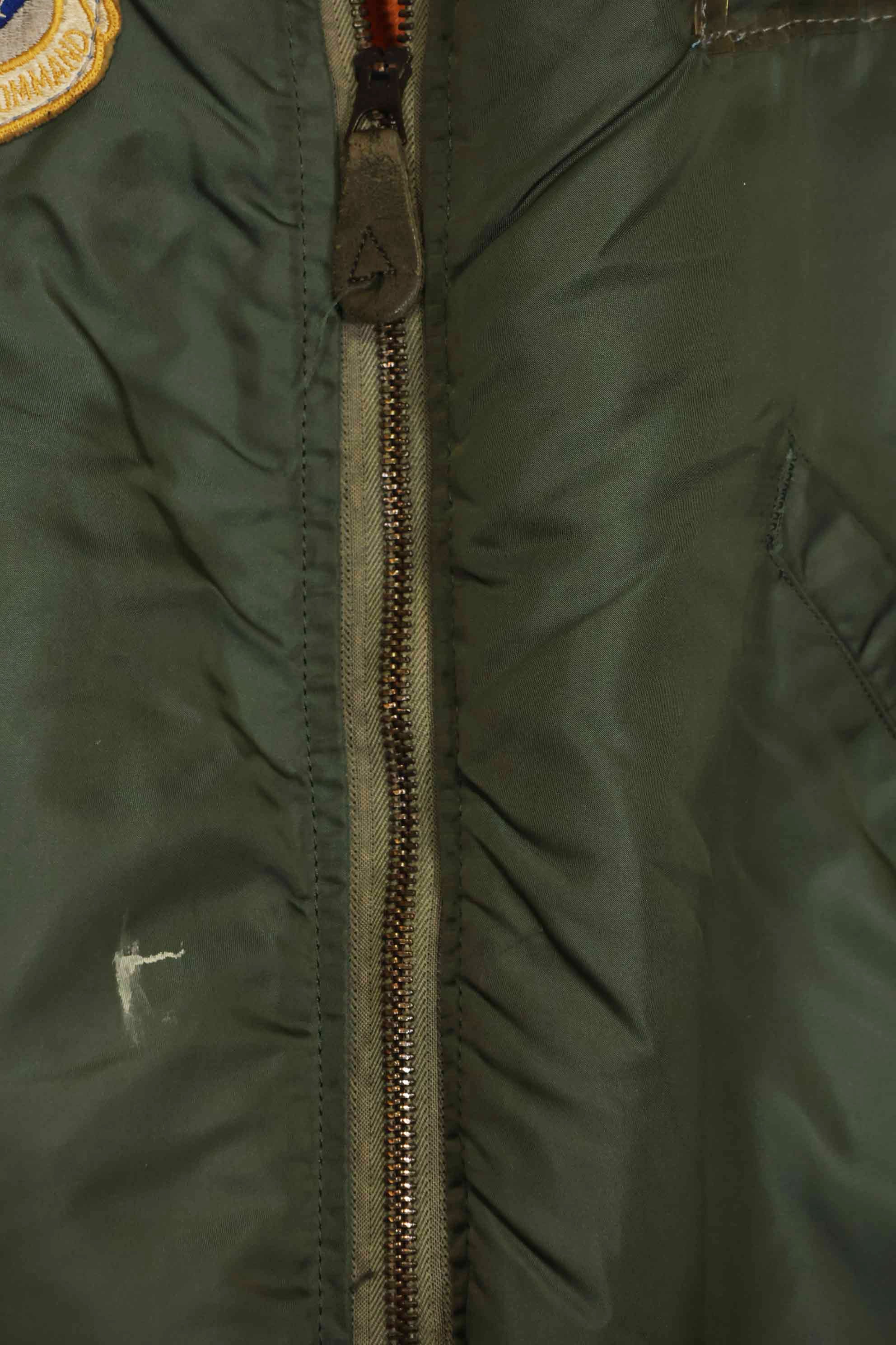 1968年契約　アメリカ空軍　L2-B ライトゾーン　フライトジャケット　Largeサイズ　中古品