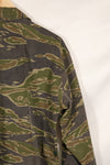 1970年代　南ベトナム海兵隊　タイガーストライプ　シャツ　VNMC 後期 リップストップパターン　中古品　