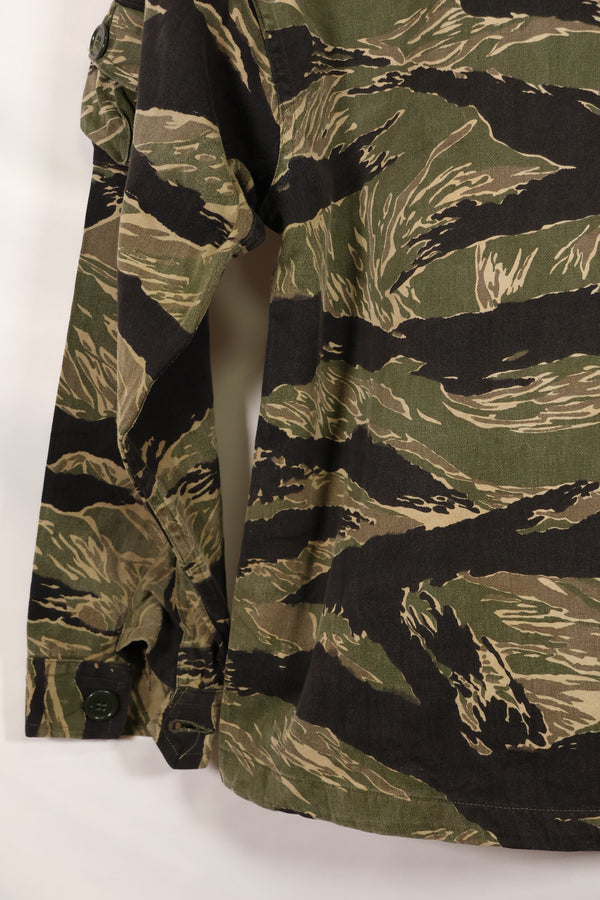 実物　US-S　沖縄タイガー　タイガーストライプ　USカットシャツ　日本本土縫製　中古品