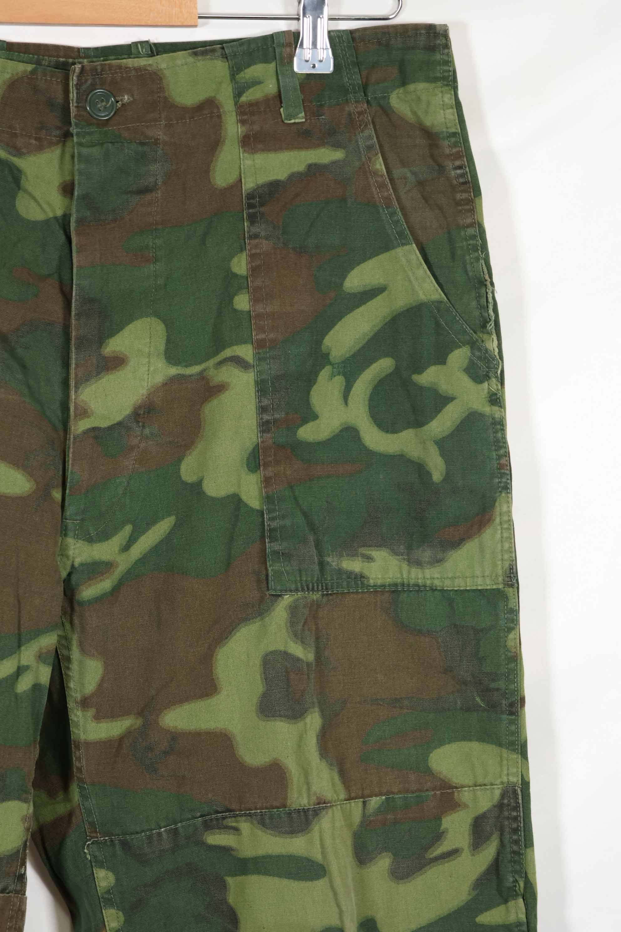 1960年代後半　ノンリップストップ生地　ERDL　ベイカーパンツ　中古品