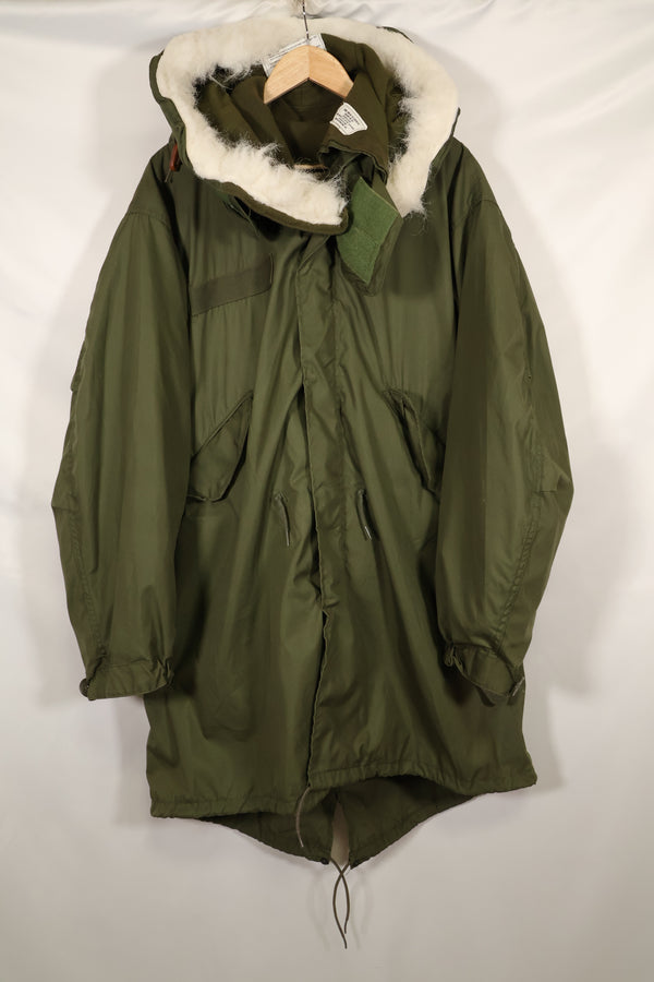1983年契約　SMALL アメリカ軍　M65 フィールドパーカー　フィッシュテイル　状態良い　中古品