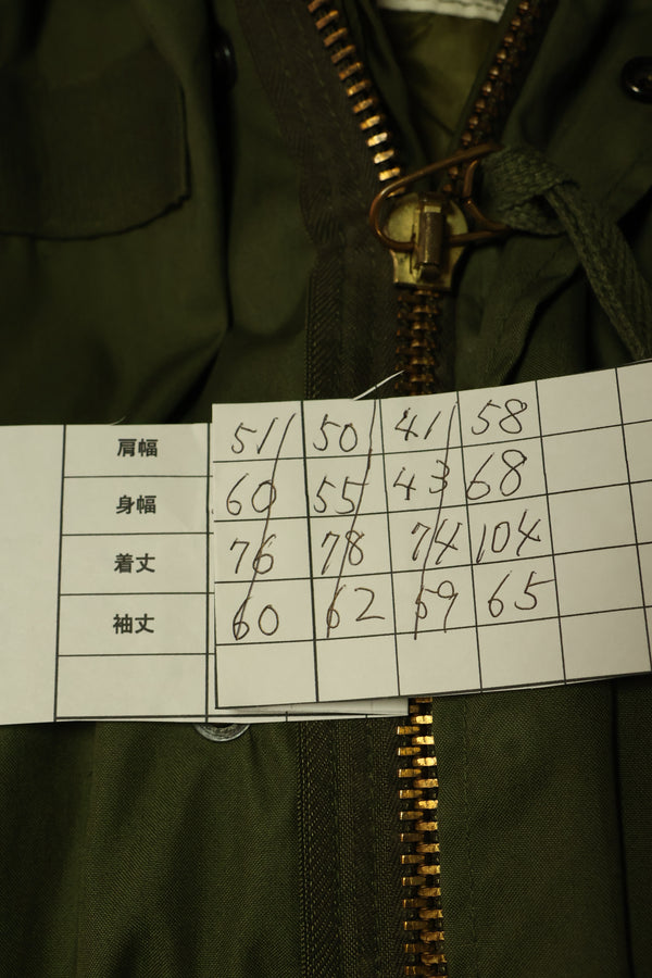 1983年契約　SMALL アメリカ軍　M65 フィールドパーカー　フィッシュテイル　状態良い　中古品