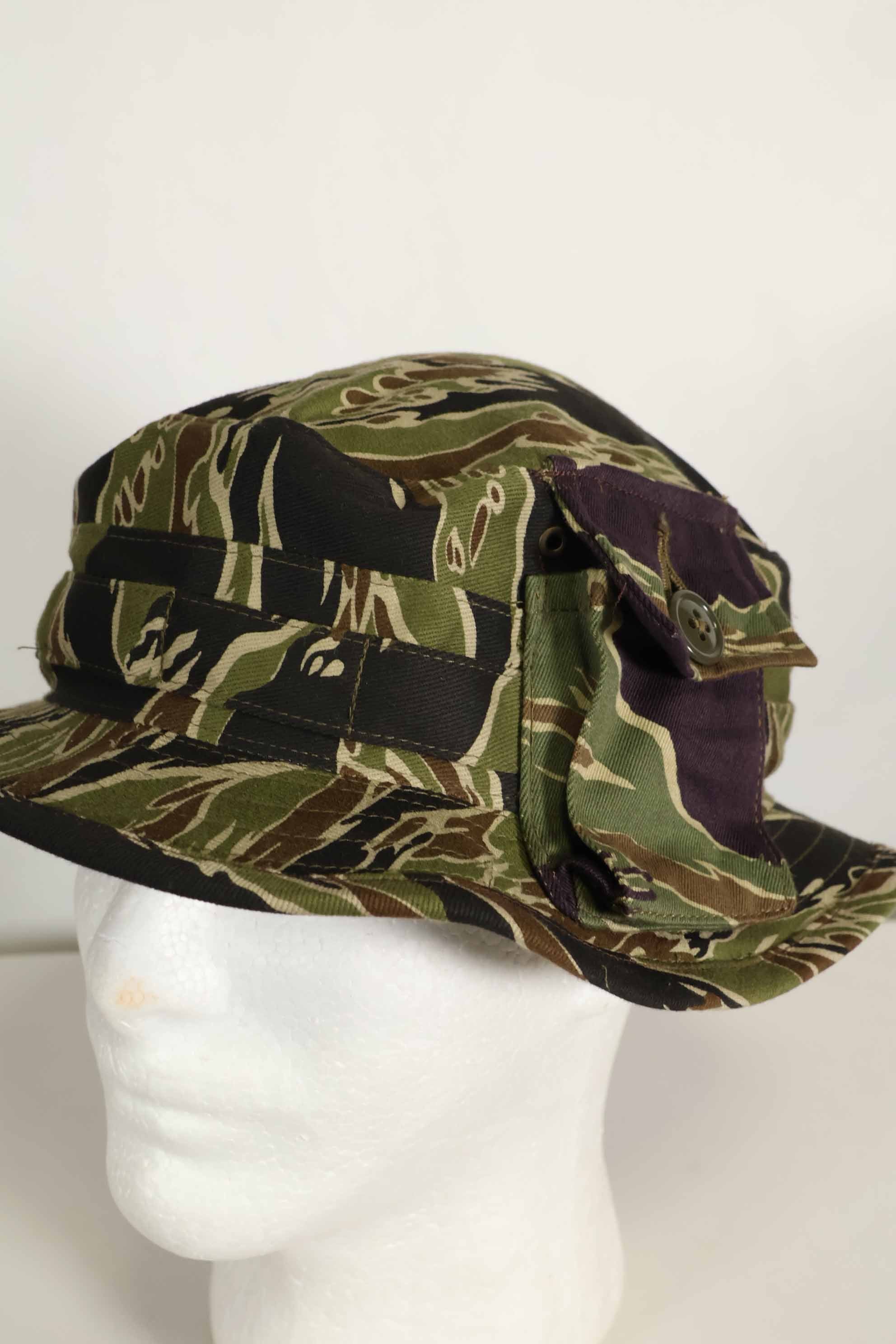 数量限定生産　MILITARIA 1911 初期ゴールドタイガー  CISOカットブーニーハット　ショートブリム改造　ポケット付　D