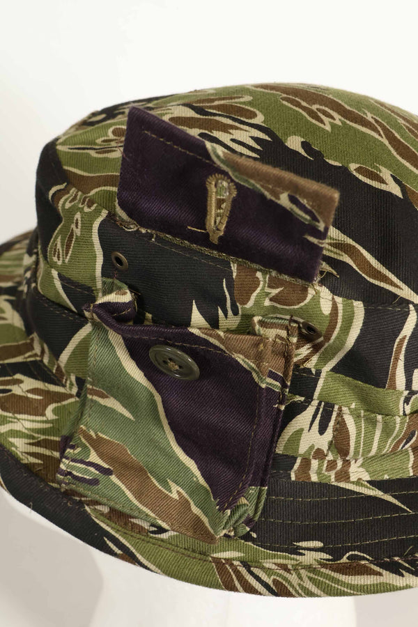 数量限定生産　MILITARIA 1911 初期ゴールドタイガー  CISOカットブーニーハット　ショートブリム改造　ポケット付　D