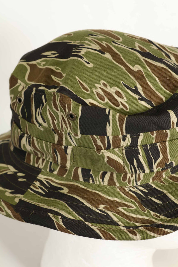 数量限定生産　MILITARIA 1911 初期ゴールドタイガー  CISOカットブーニーハット　ショートブリム改造　ポケット付　D