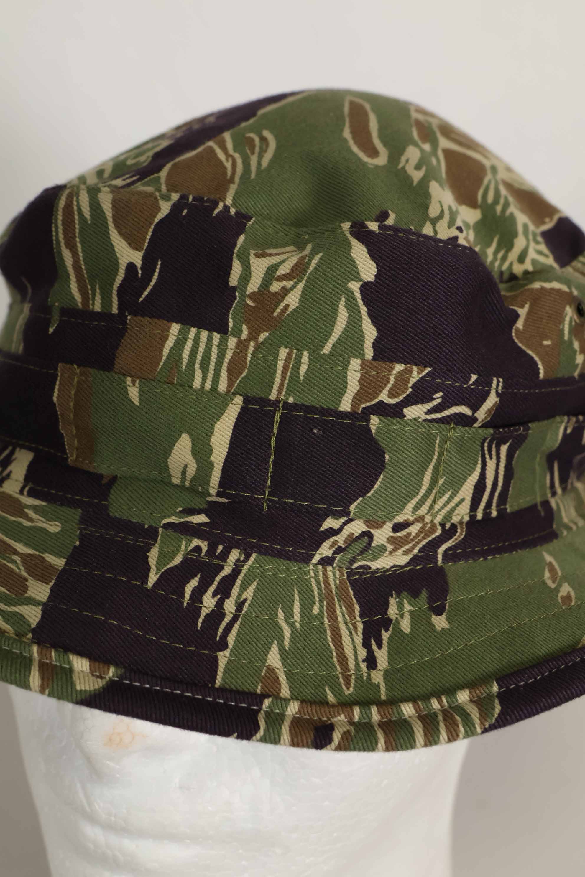 数量限定生産　MILITARIA 1911 沖縄タイガー  CISOカットブーニーハット　ショートブリム改造　A