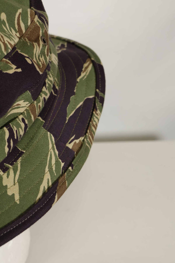 数量限定生産　MILITARIA 1911 沖縄タイガー  CISOカットブーニーハット　ショートブリム改造　A