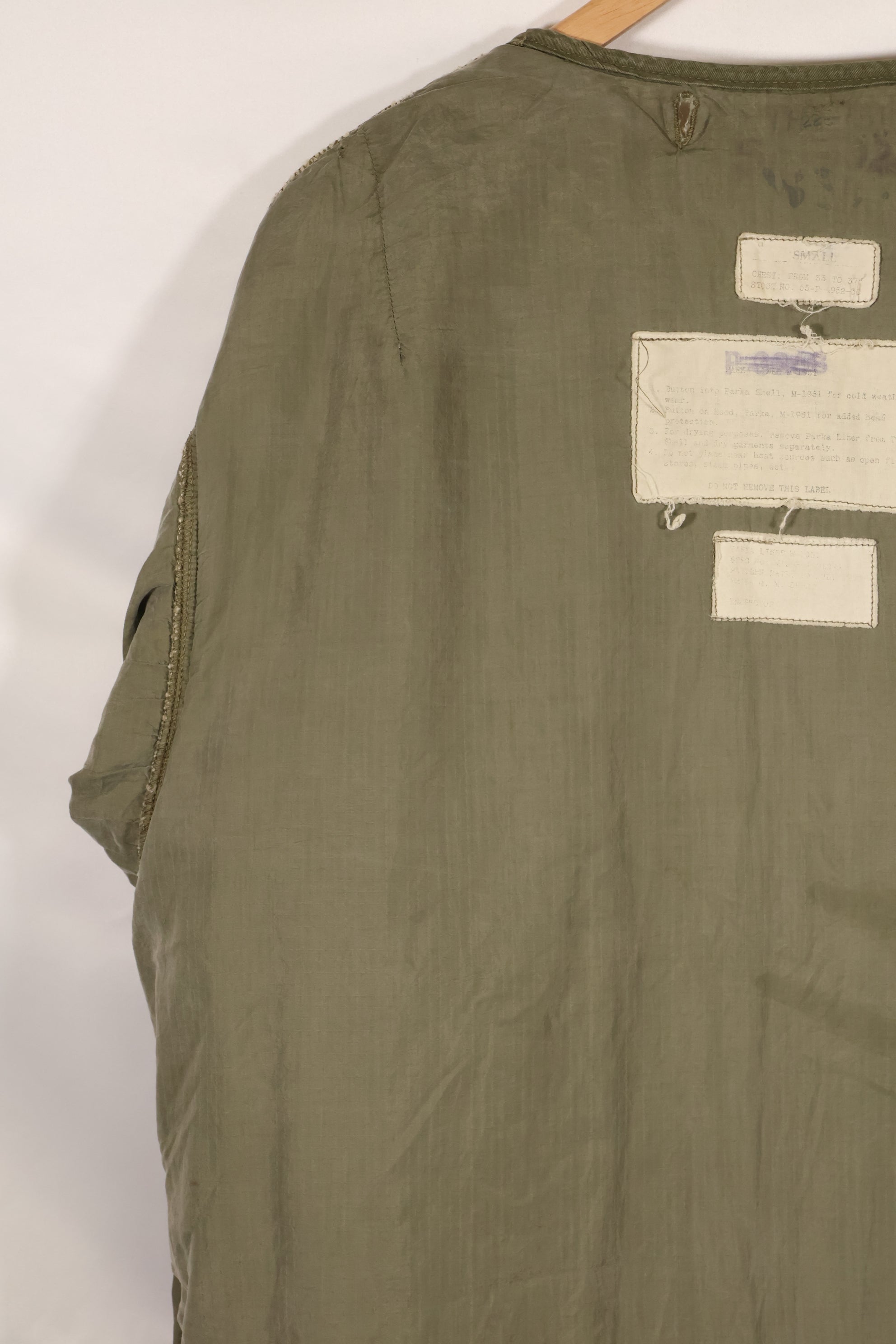 1950年代　SMALL M51 フィールドパーカー　パイルライナー　中古品