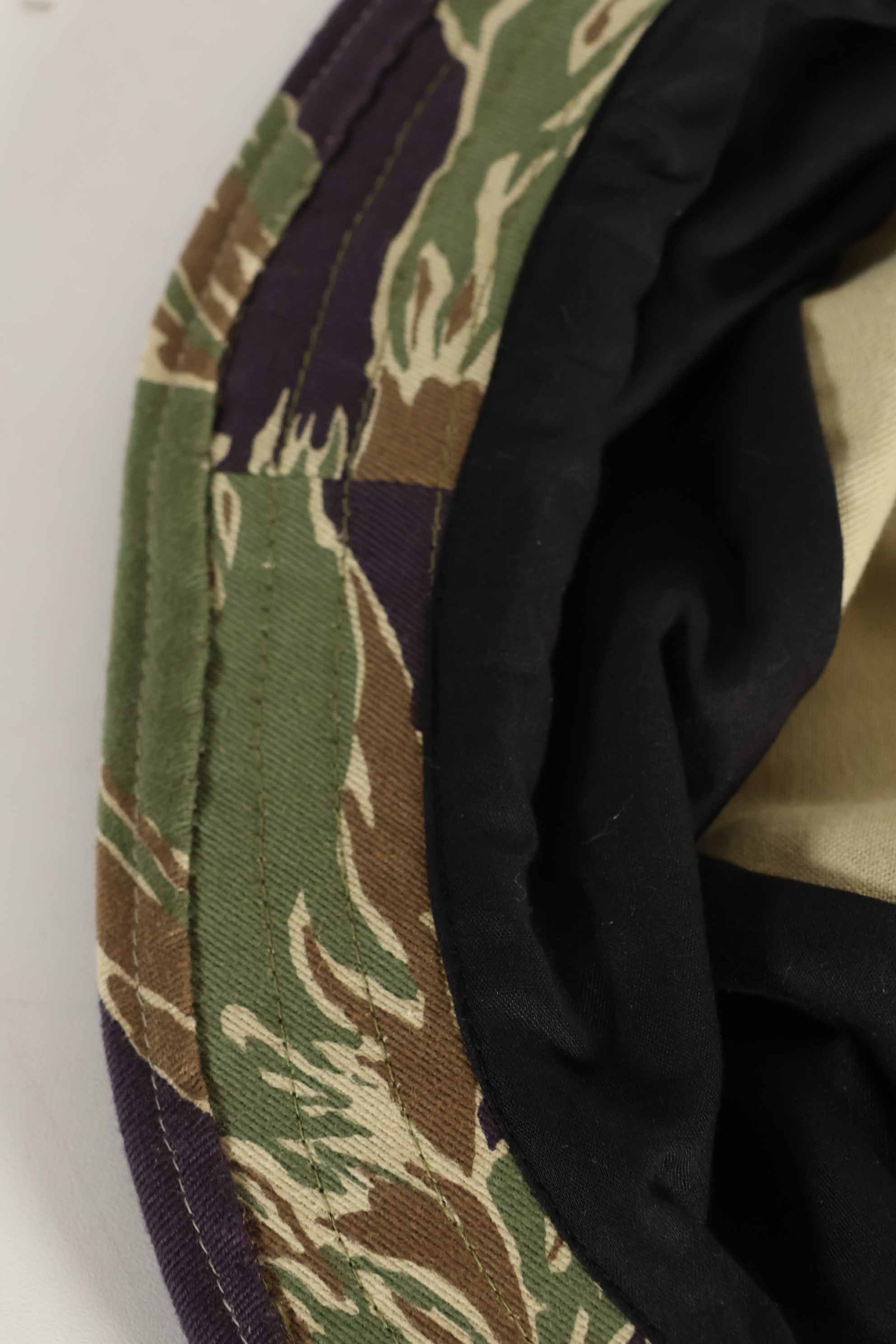 数量限定生産　MILITARIA 1911 沖縄タイガー  CISOカットブーニーハット　ショートブリム改造　A